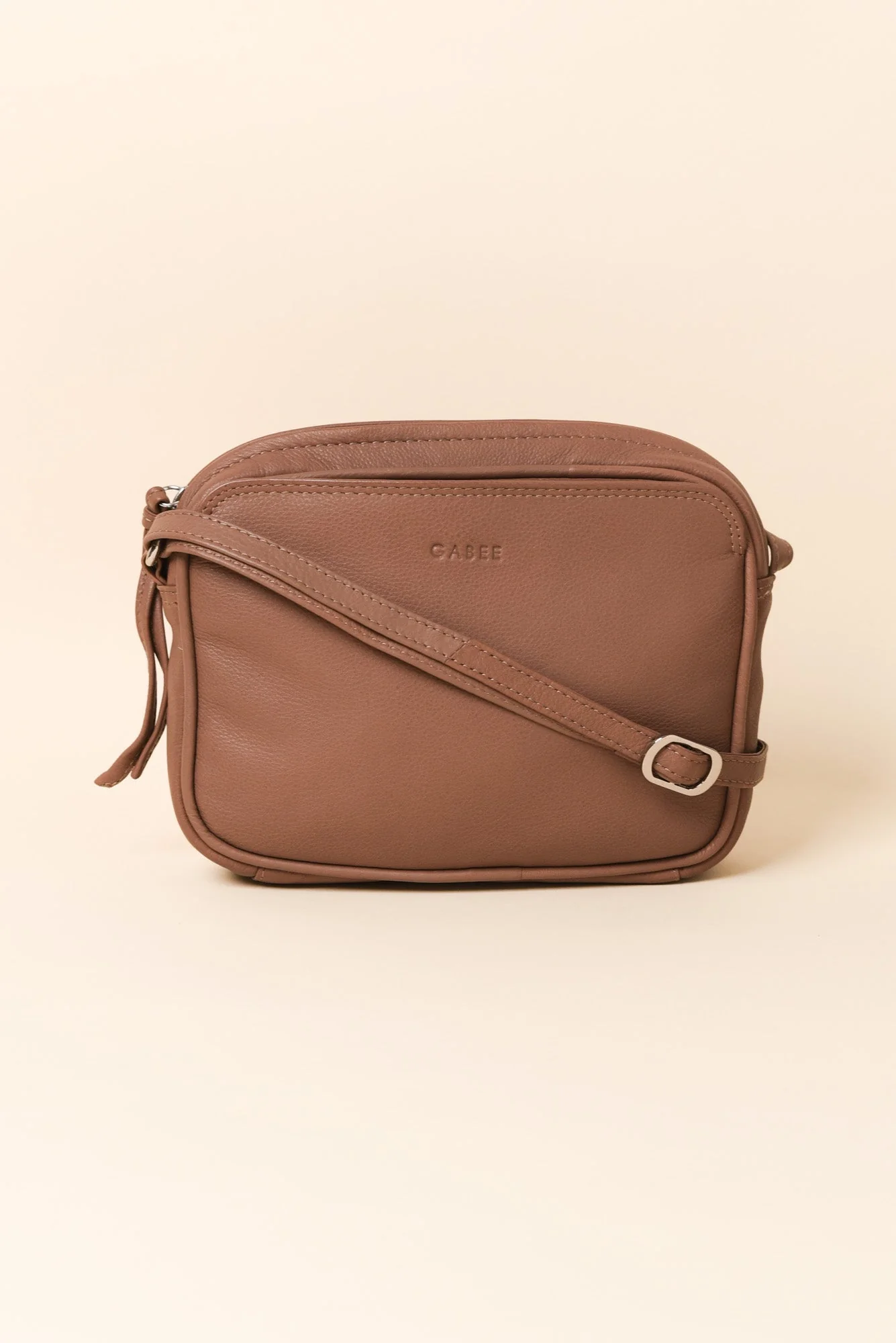 Darcy Chocolate Leather Crossbody Bag