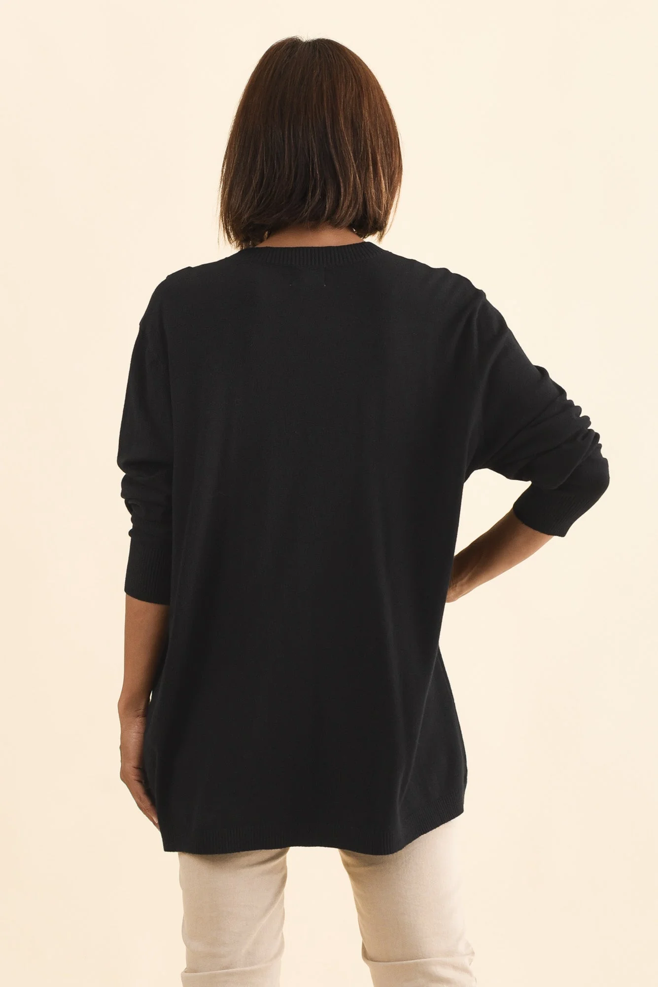 Dianne Black Button Knit Jumper - Image 4