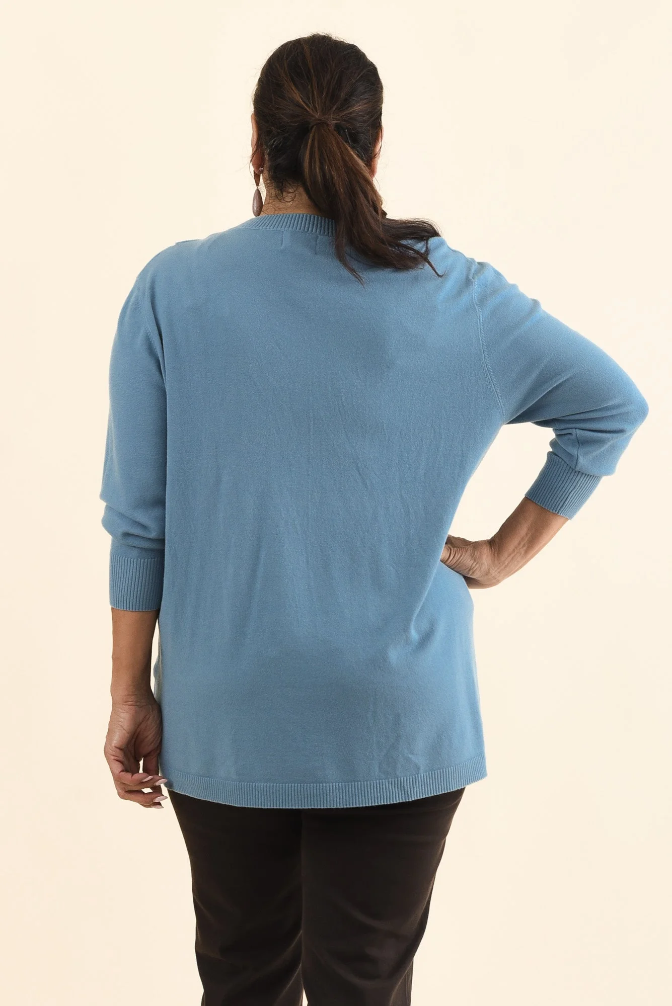 Dianne Blue Button Knit Jumper - Image 10