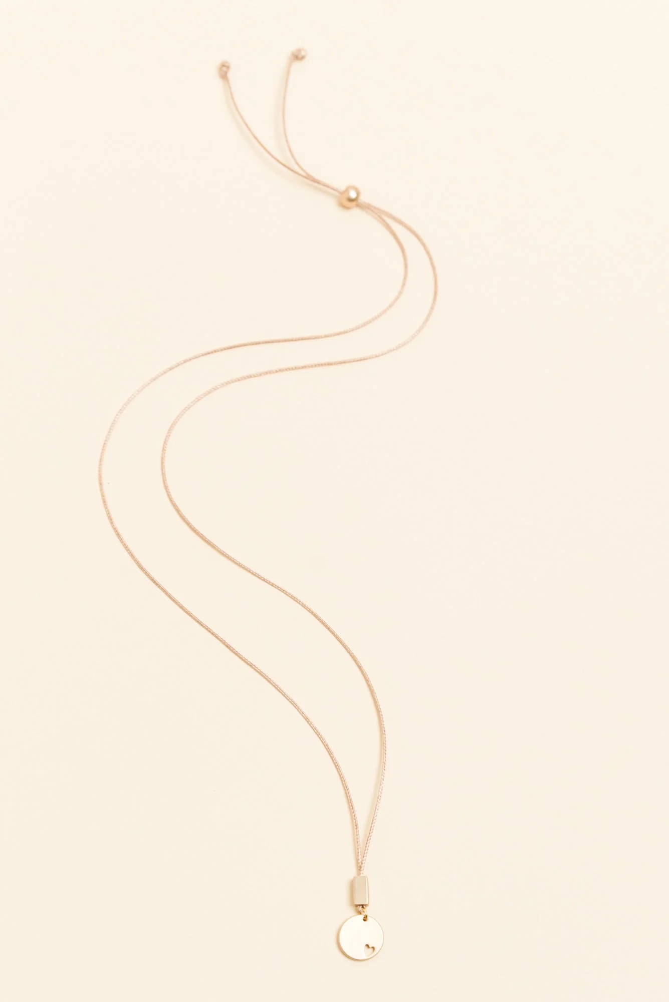 Donna Gold Heart Pendant Necklace
