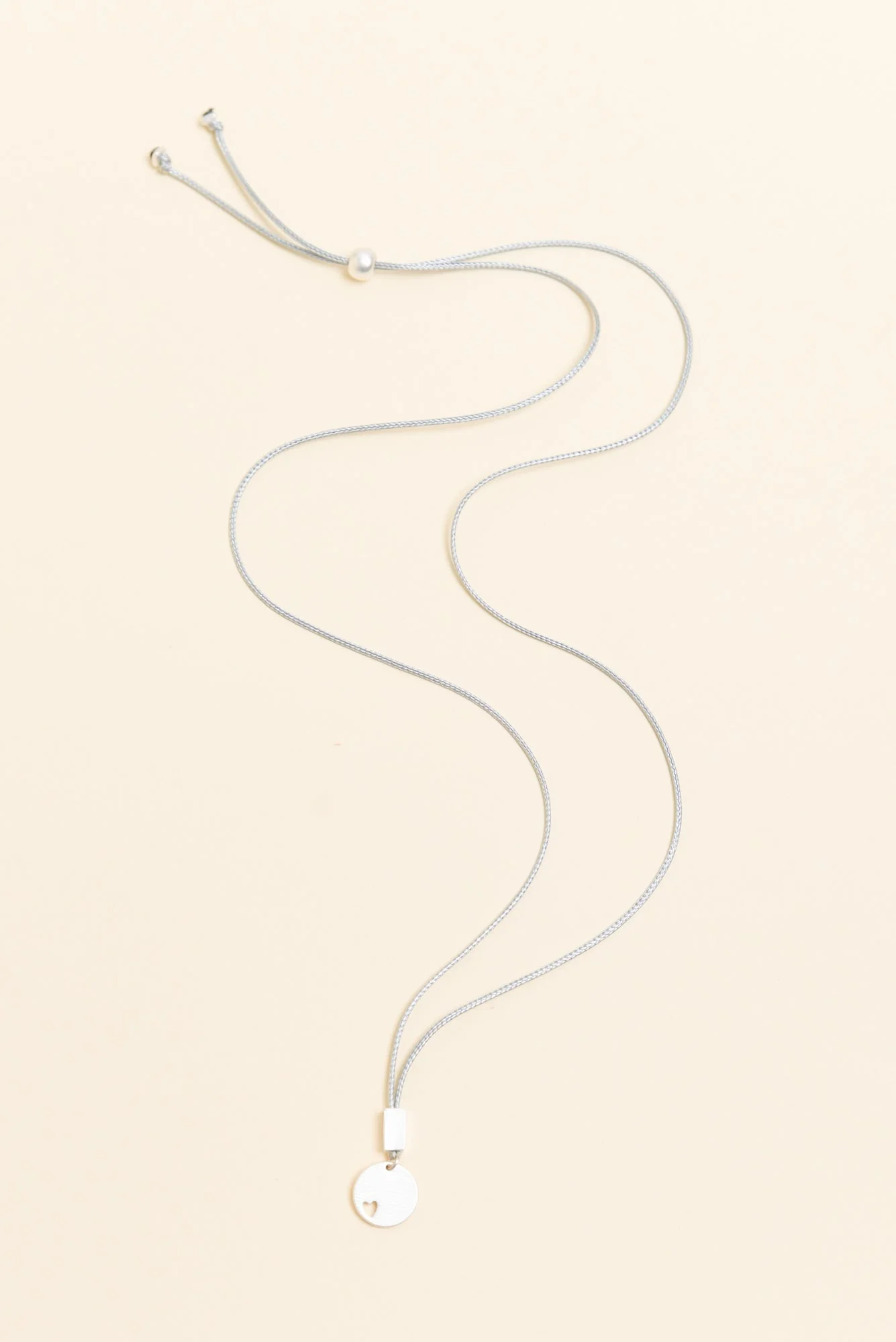 Donna Silver Heart Pendant Necklace