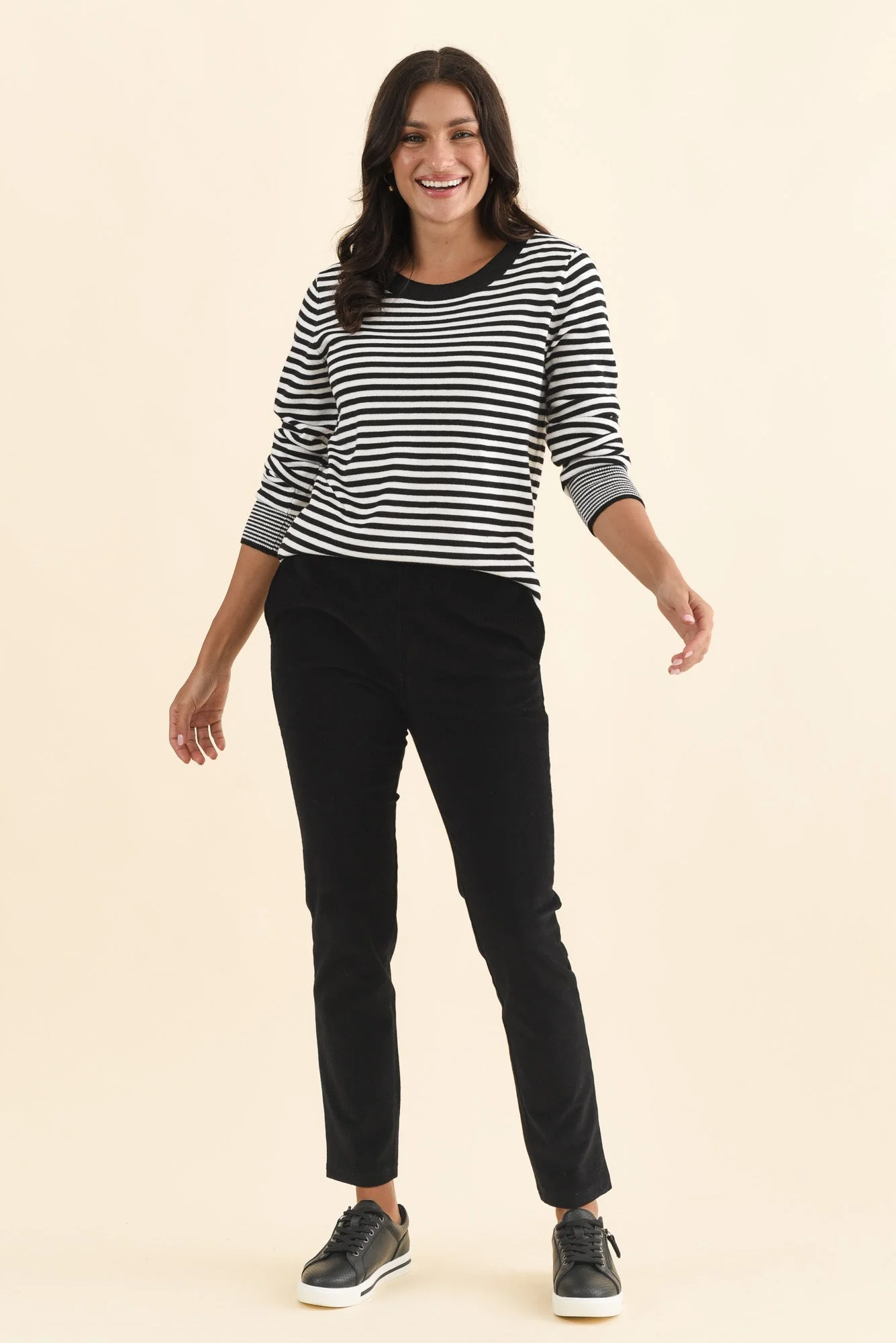 Elle Black Corduroy Pants - Image 6