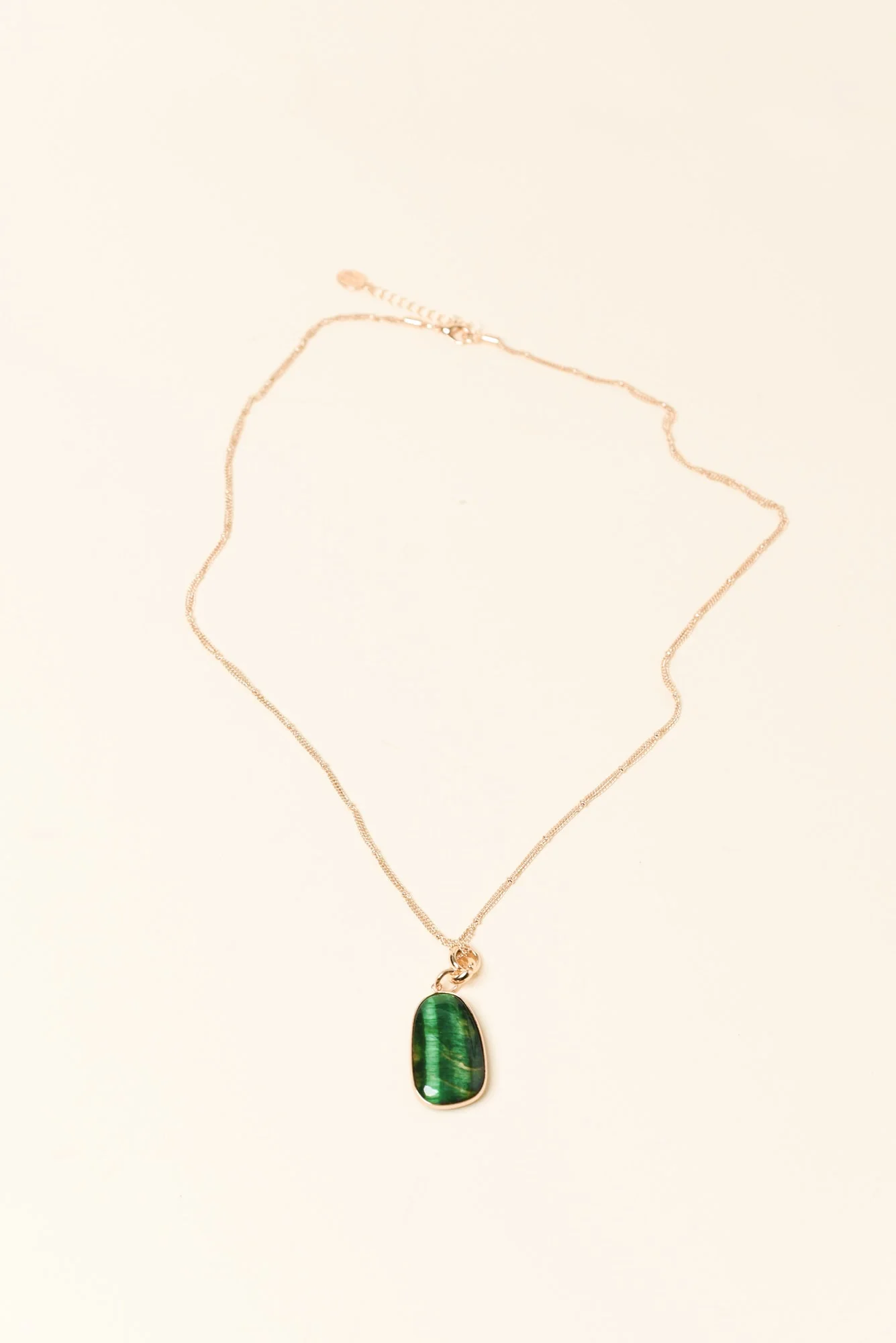 Fable Green Pendant Necklace