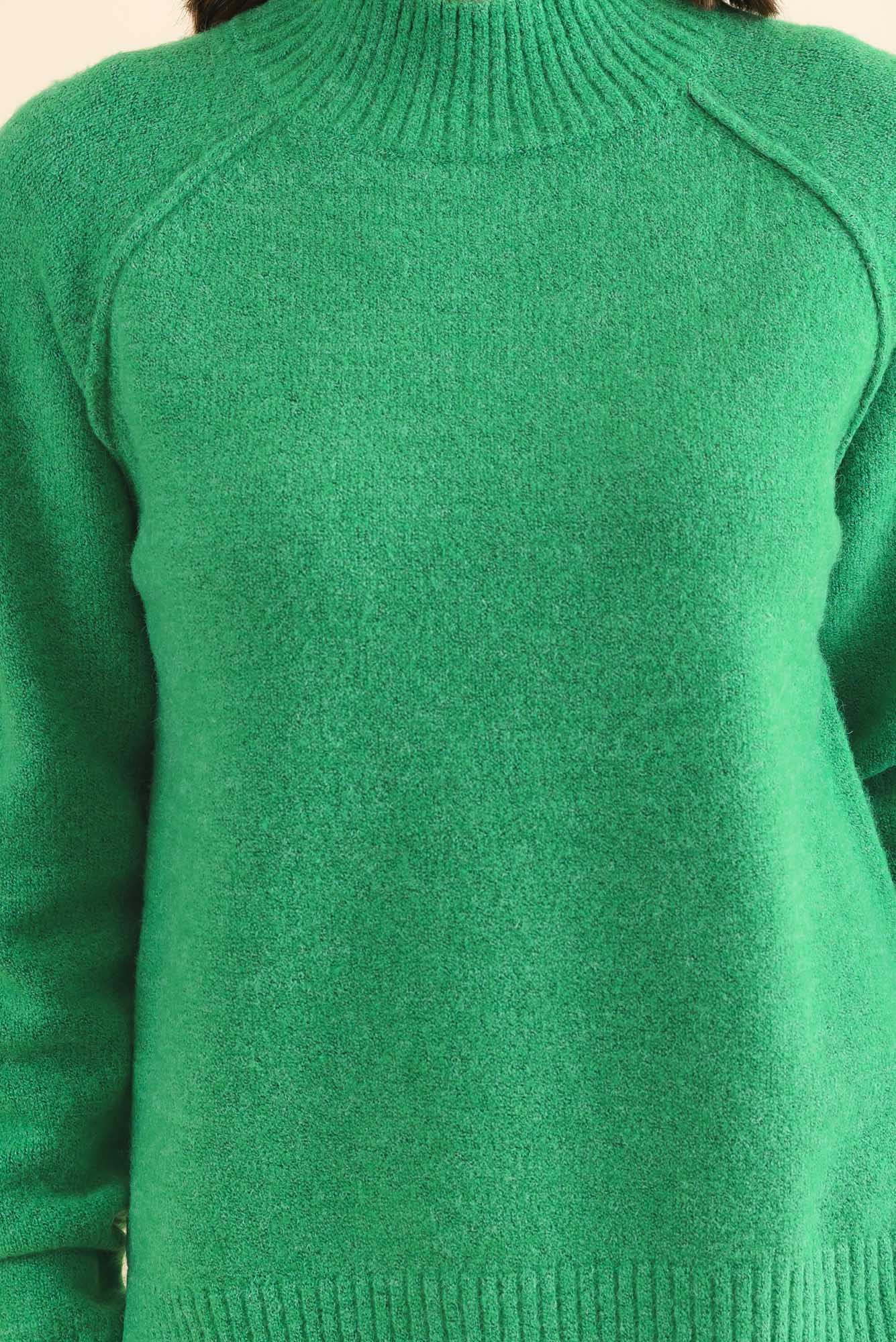 Finn Green Knit Jumper - Image 5
