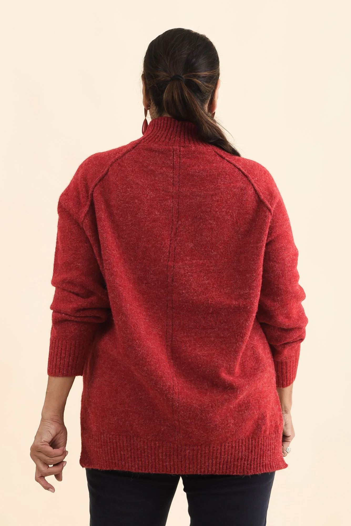 Finn Red Knit Jumper - Image 11