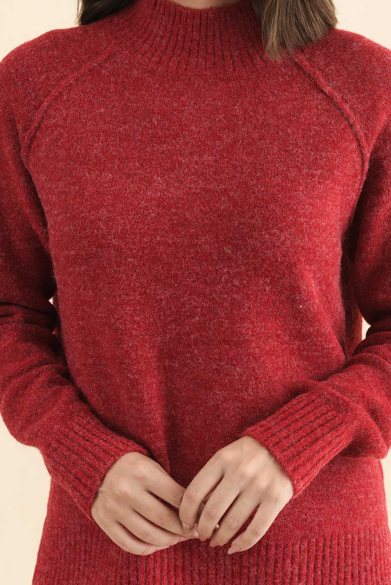 Finn Red Knit Jumper - Image 6