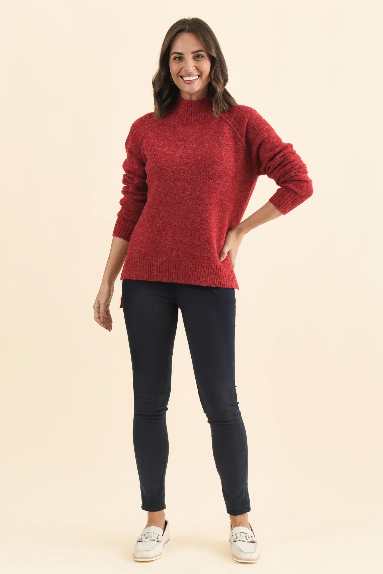 Finn Red Knit Jumper - Image 7