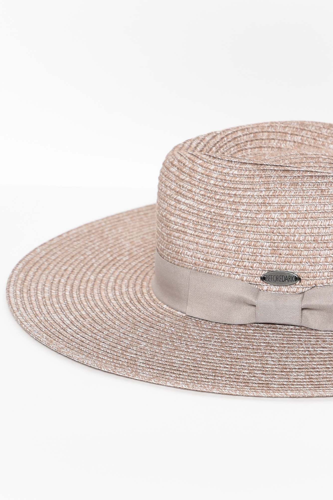 Fiona Sand Wide Brim Travel Fedora - Image 4