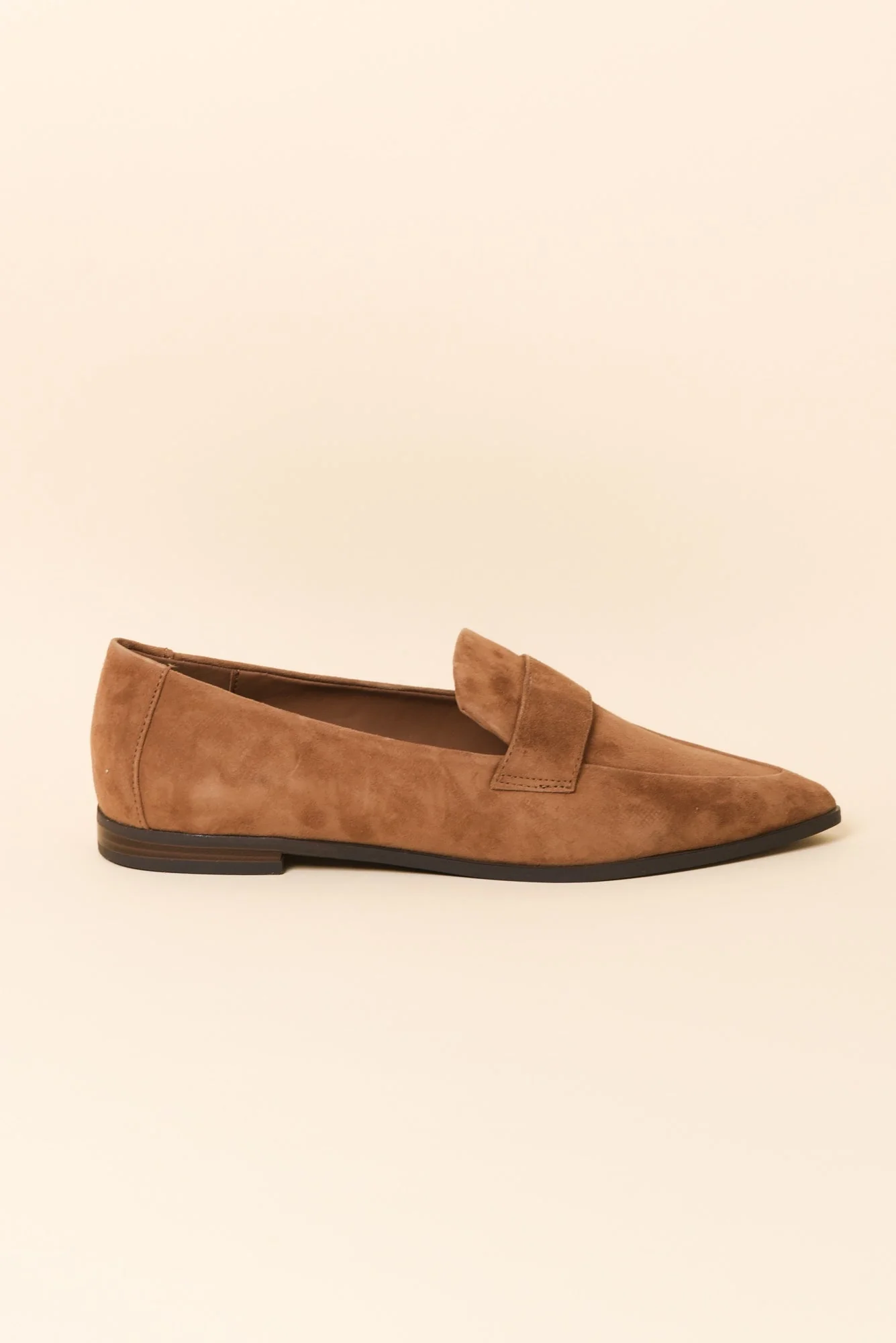 France Tan Suede Loafer
