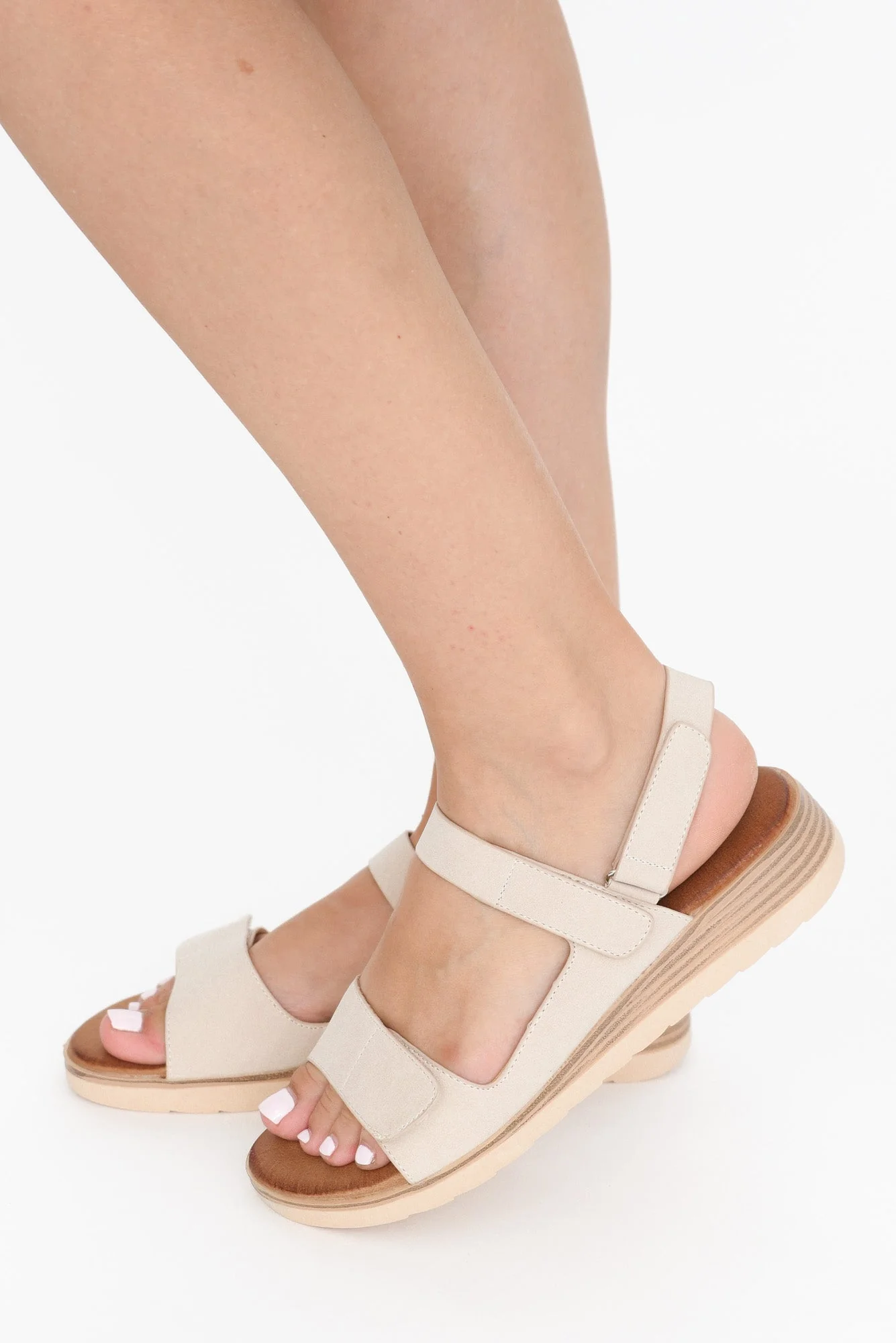 Fredo Nude Strappy Sandal - Image 4