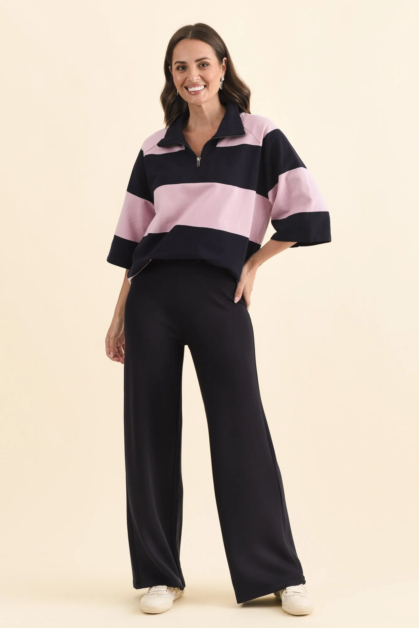 Freedom Dark Navy Wide Leg Pants - Image 6