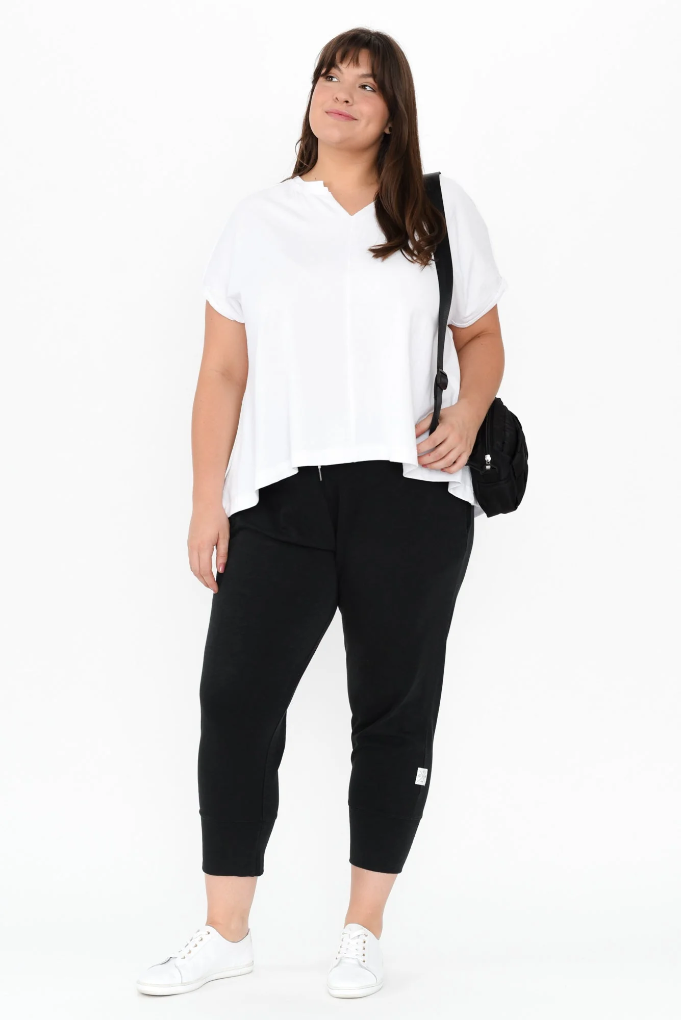 Fundamental Brunch Black Cotton Sweatpants - Image 13