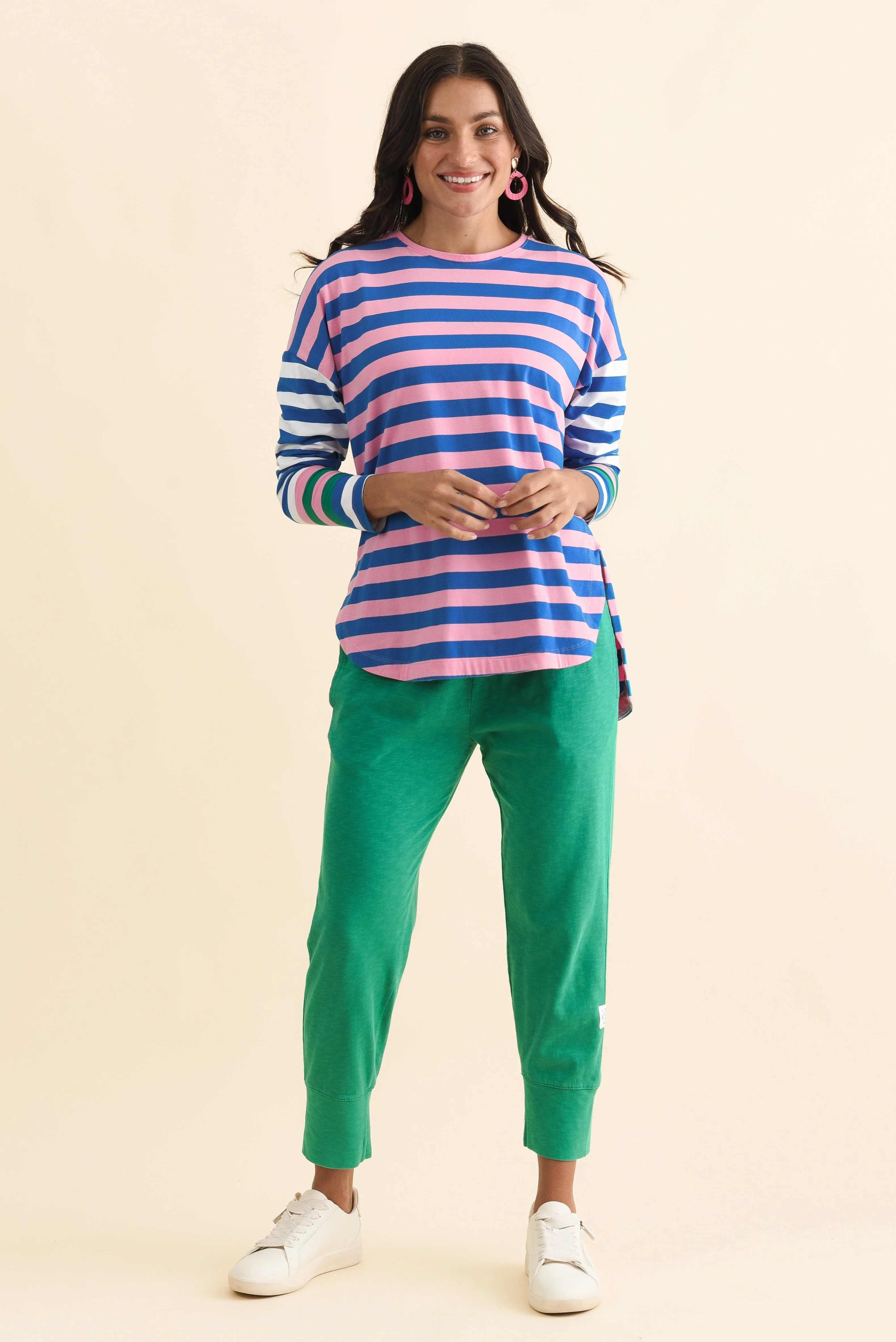 Fundamental Brunch Forest Green Cotton Sweatpants - Image 6