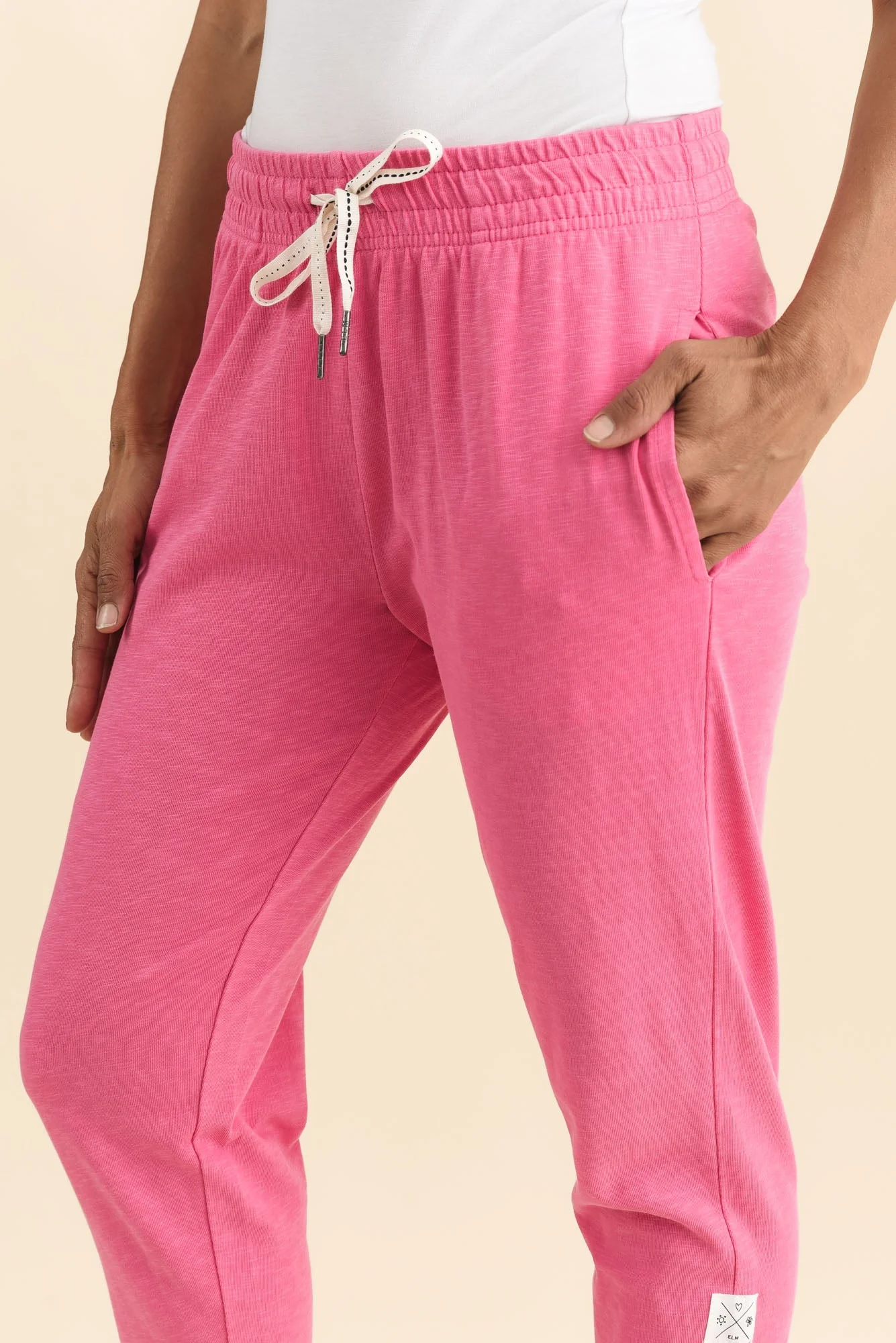 Fundamental Brunch Hot Pink Cotton Sweatpants - Image 5