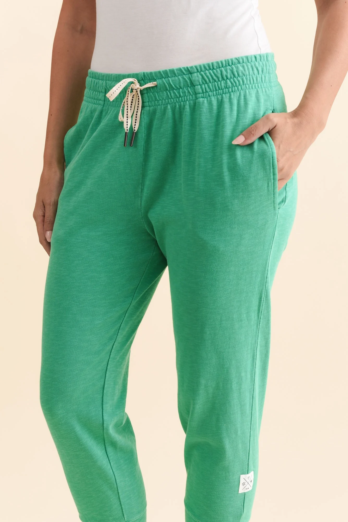 Fundamental Brunch Jade Cotton Sweatpants - Image 6