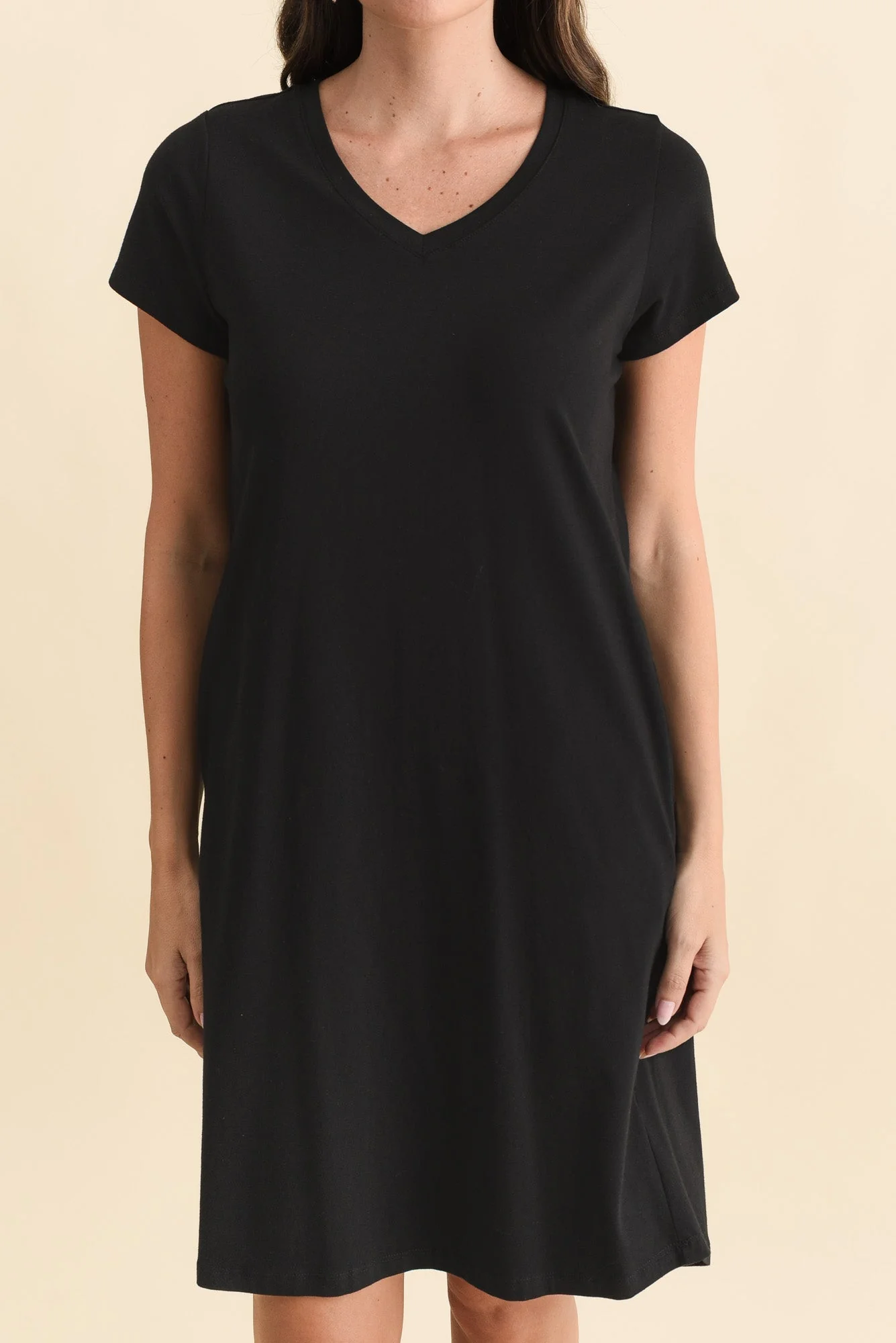 Harley Black Cotton Tee Dress - Image 5