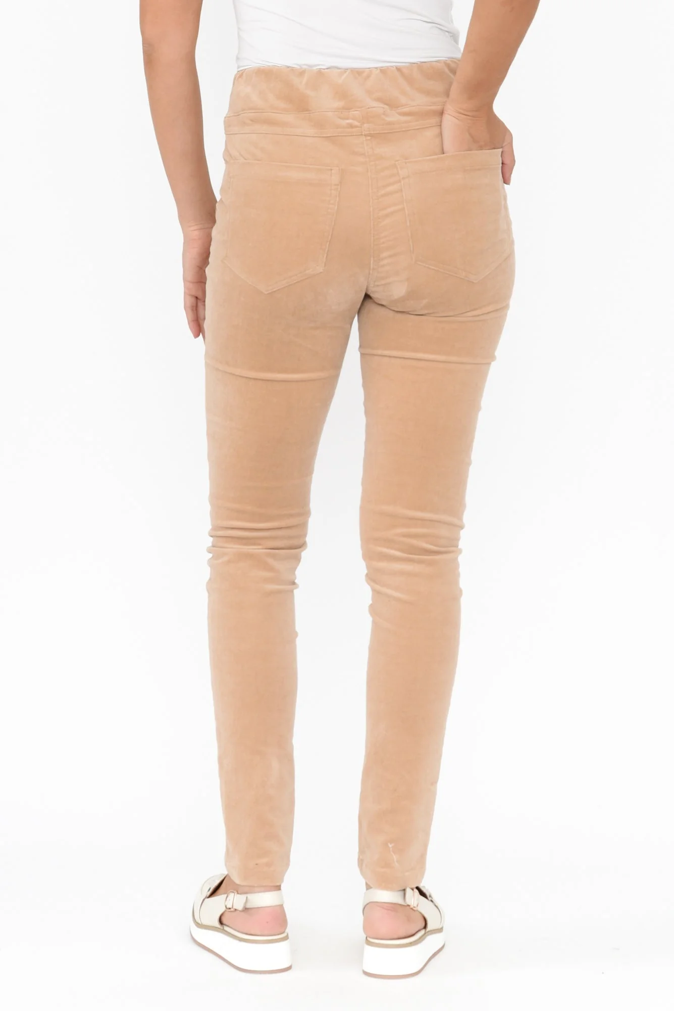 Harper Mocha Corduroy Pants - Image 5