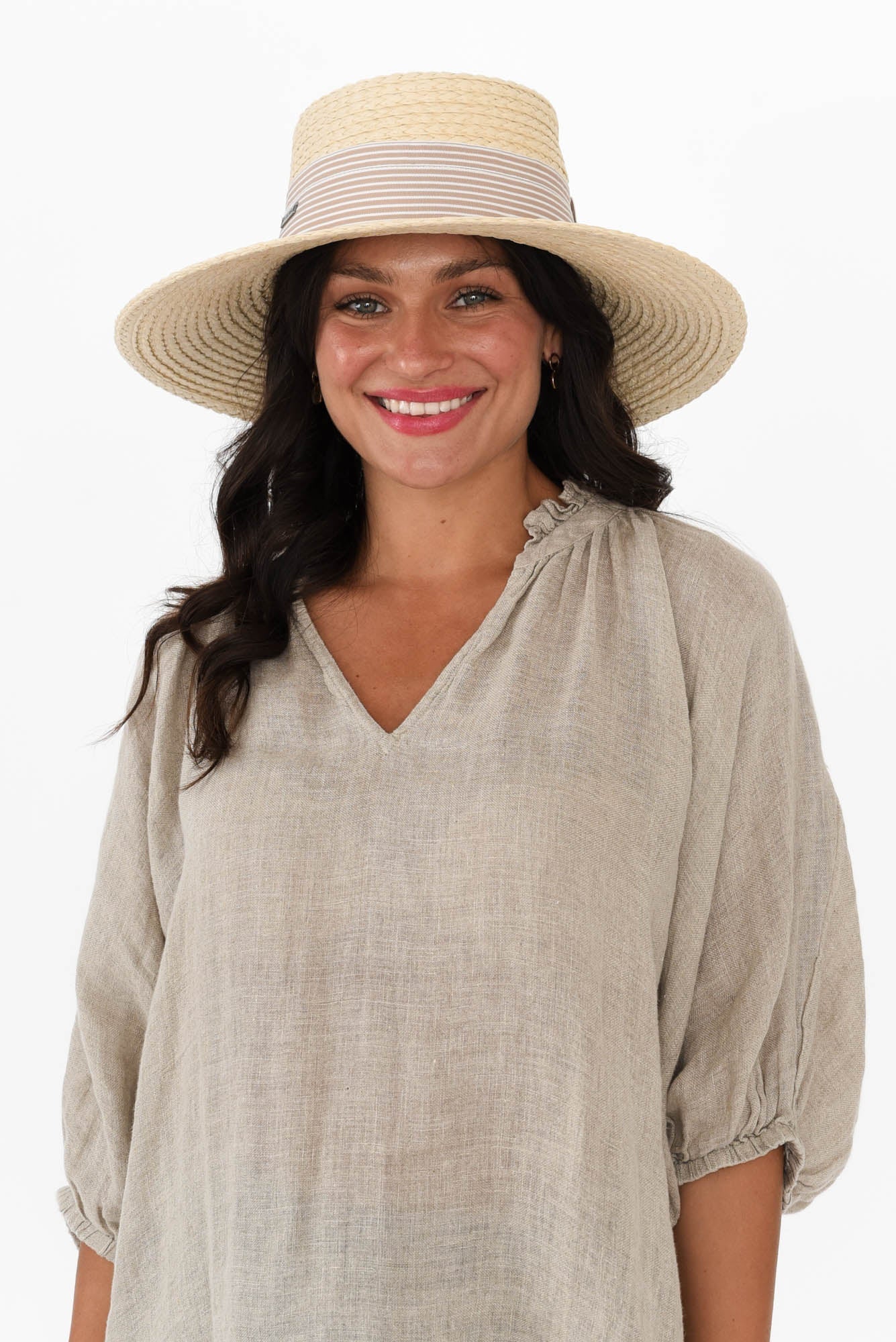 Hayman Natural Raffia Capeline