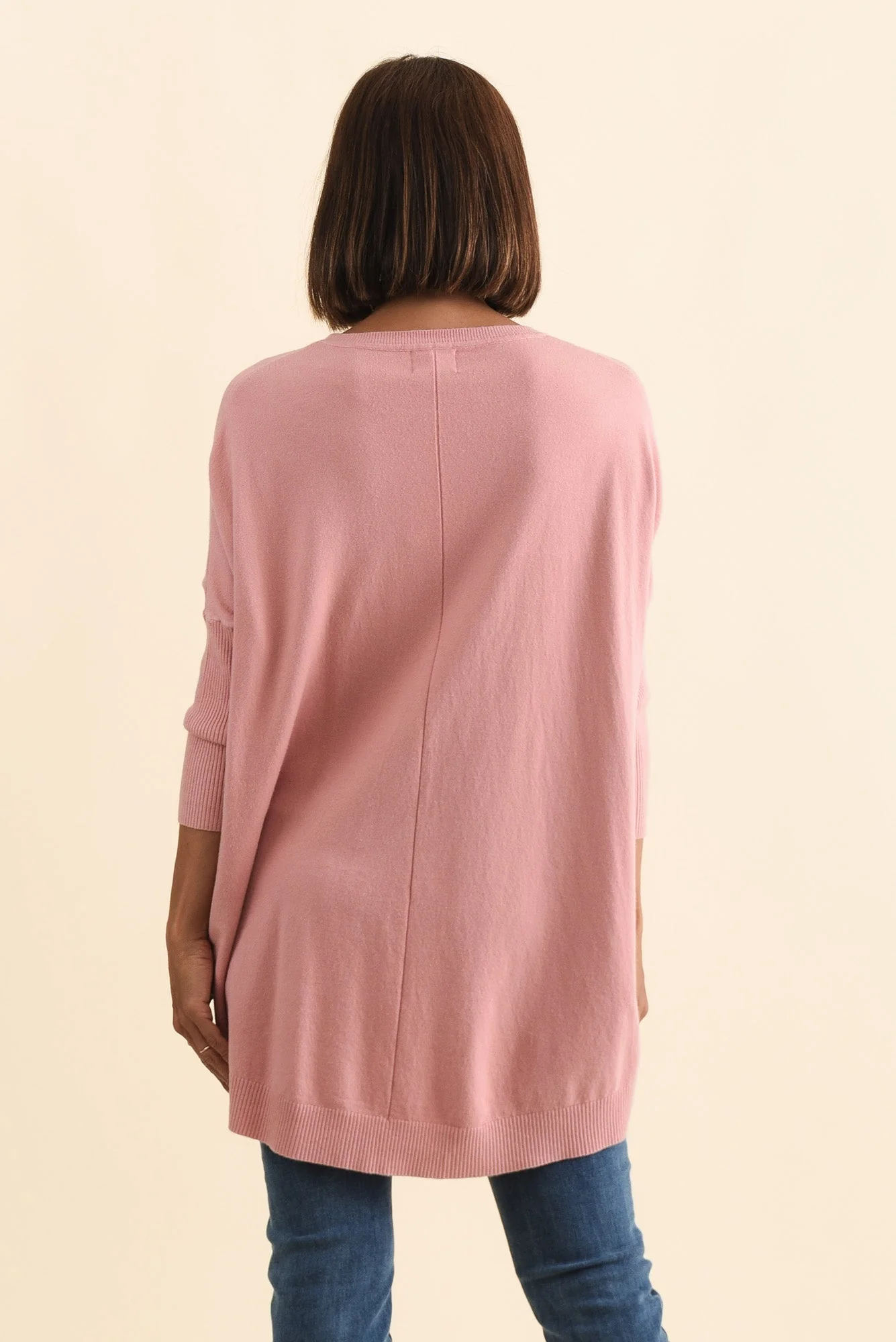 Helsinki Pink Knit Pocket Jumper - Image 4