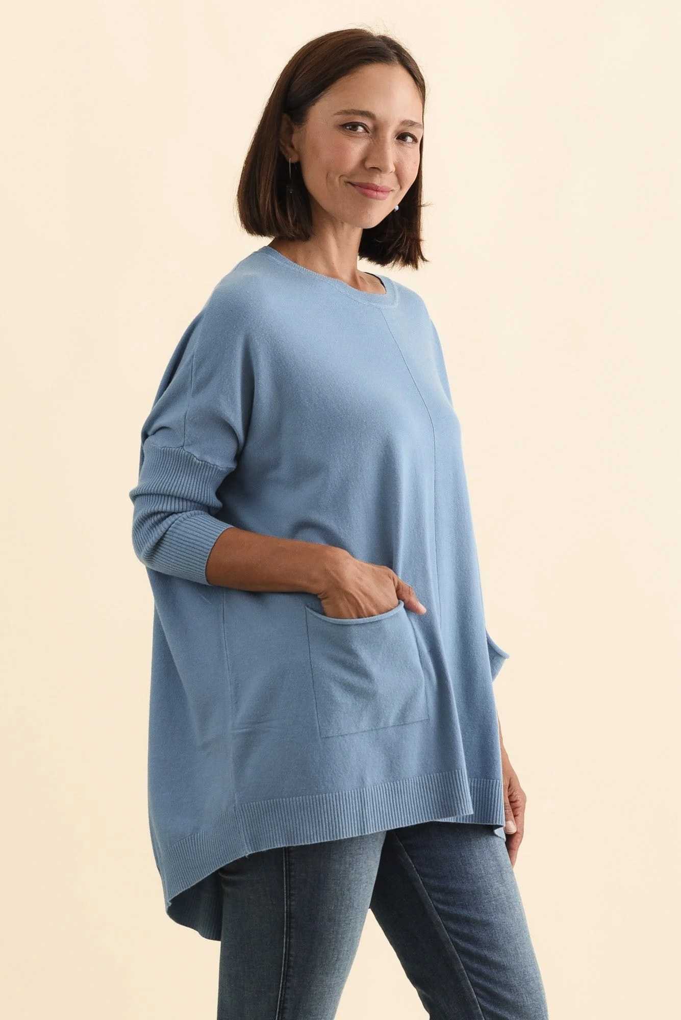 Helsinki Steel Knit Pocket Jumper - Image 4