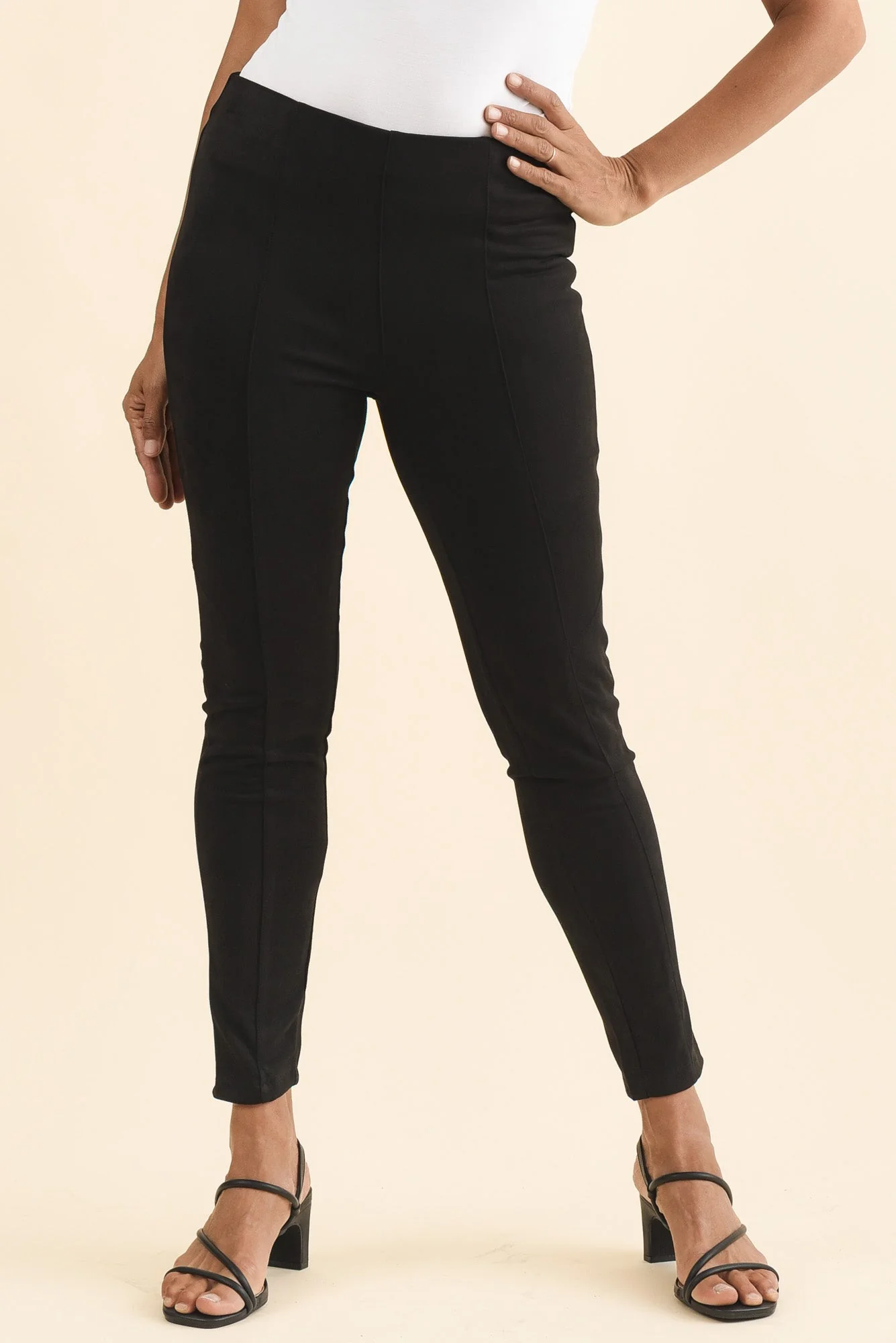 Husky Black Faux Suede Pants