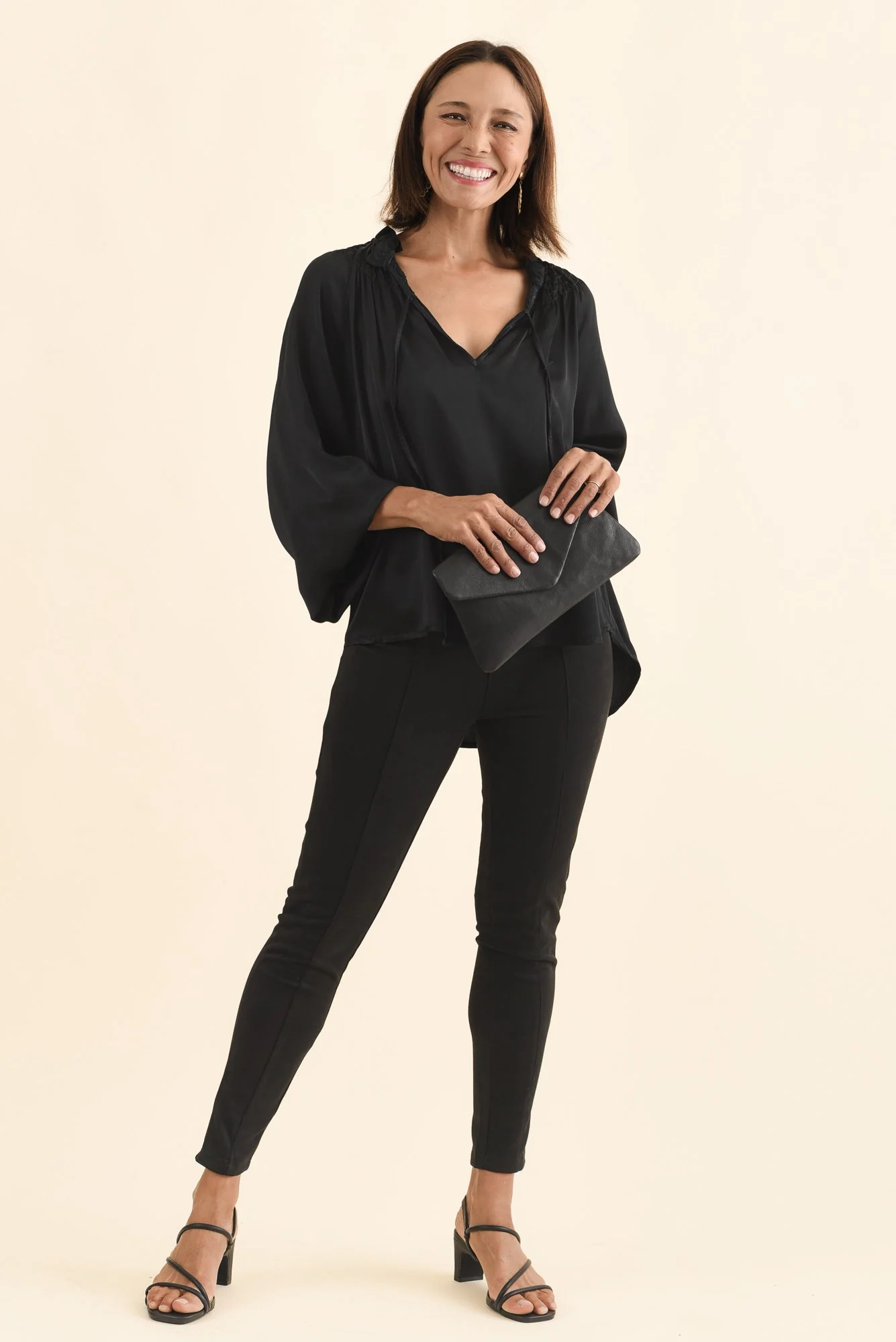 Husky Black Faux Suede Pants - Image 2