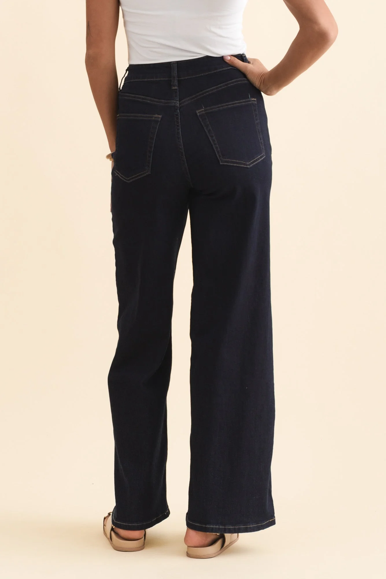 Imogen Indigo Straight Leg Jeans - Image 4