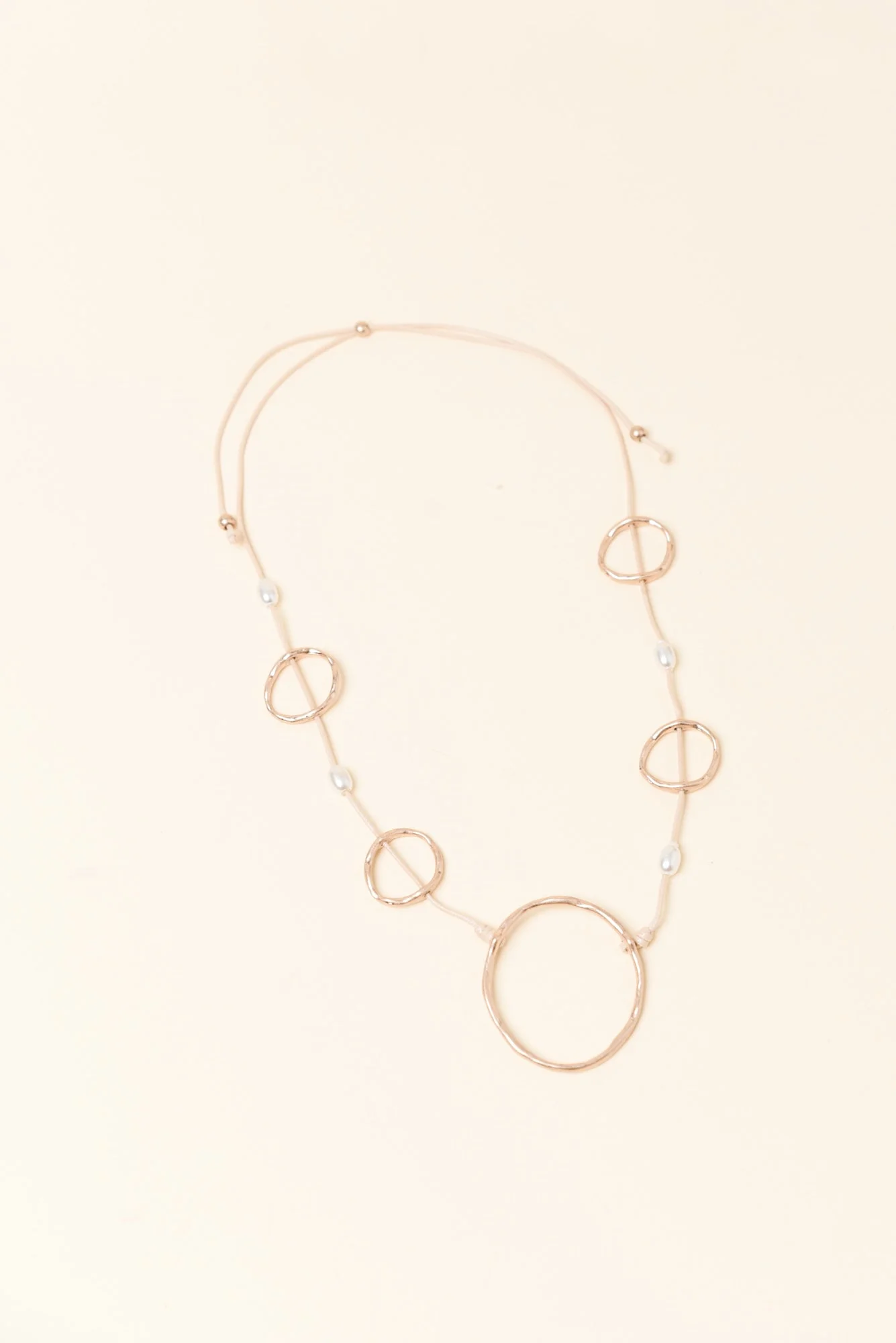 Jacen Gold Circle Necklace