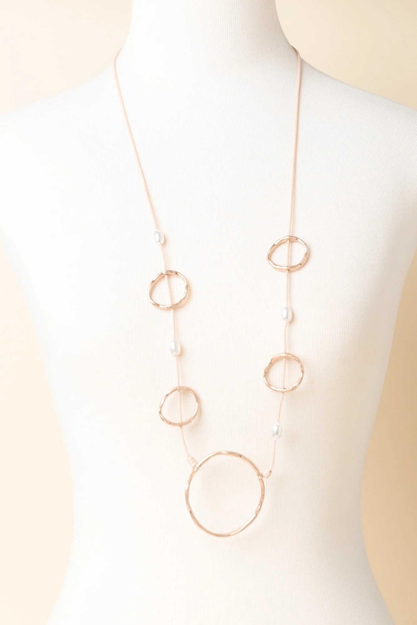 Jacen Gold Circle Necklace - Image 2