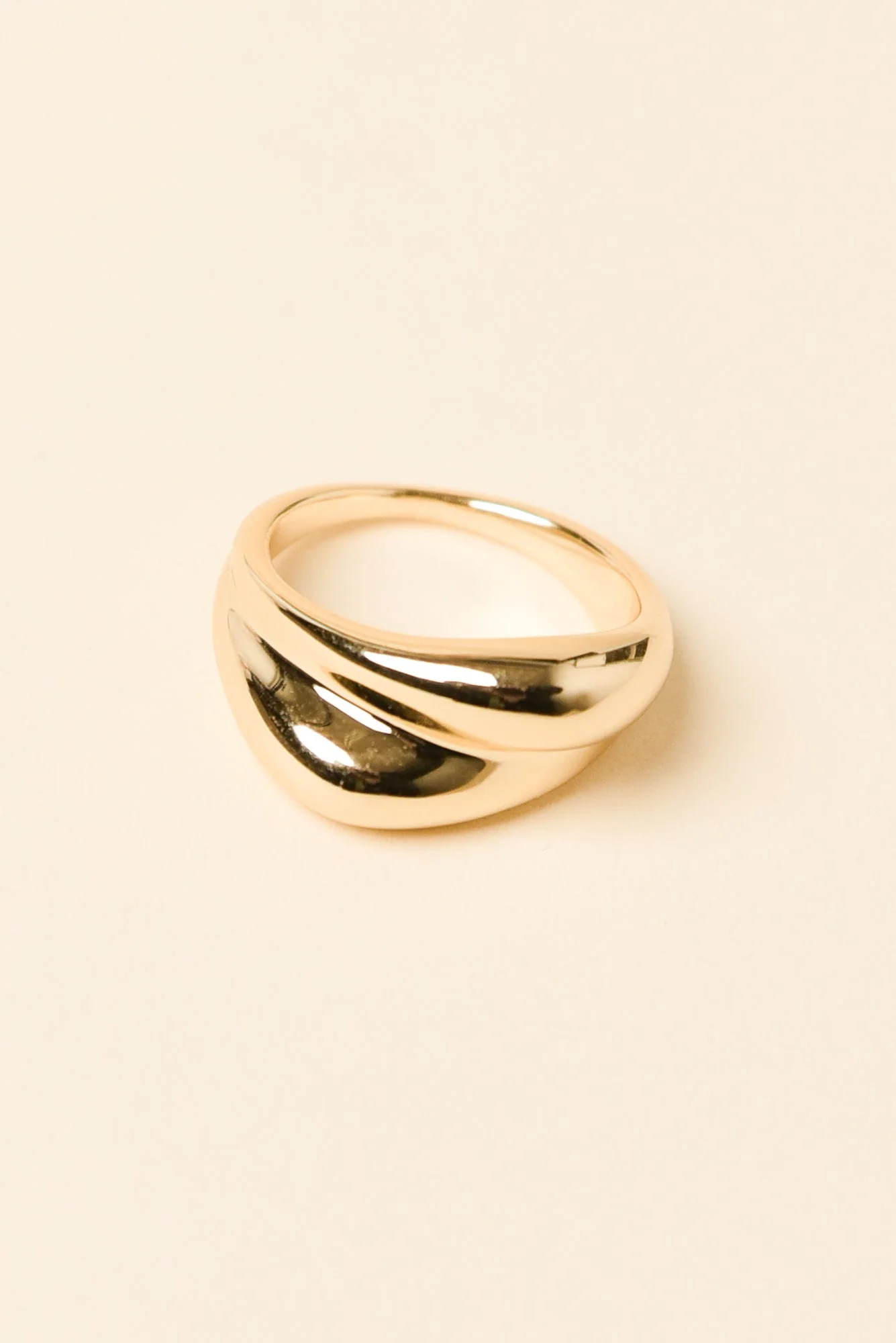 Jem Gold Double Band Ring