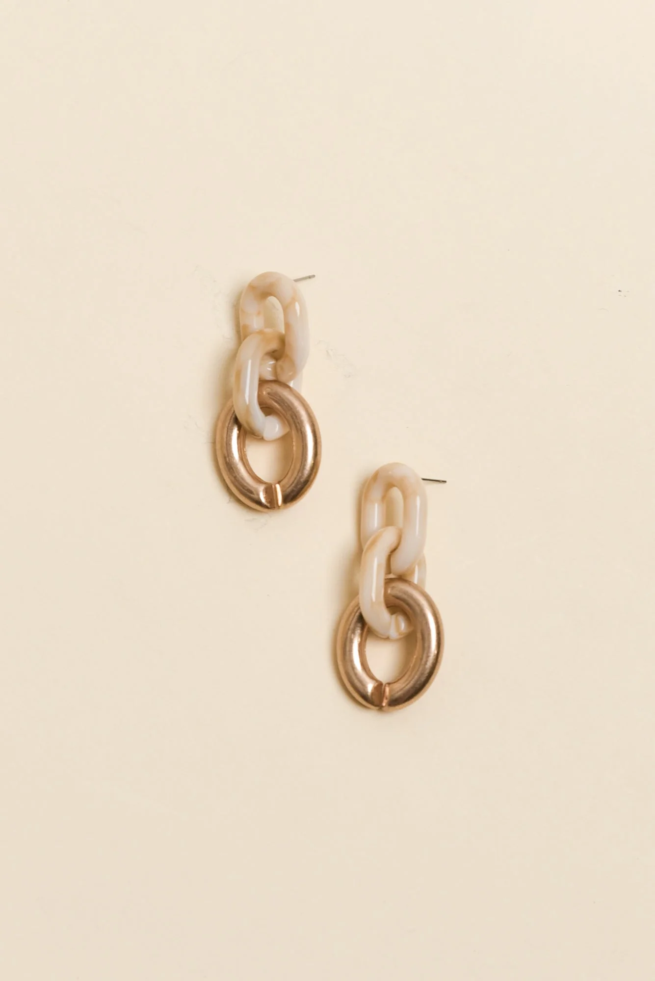 Judy Rose Gold Link Earrings