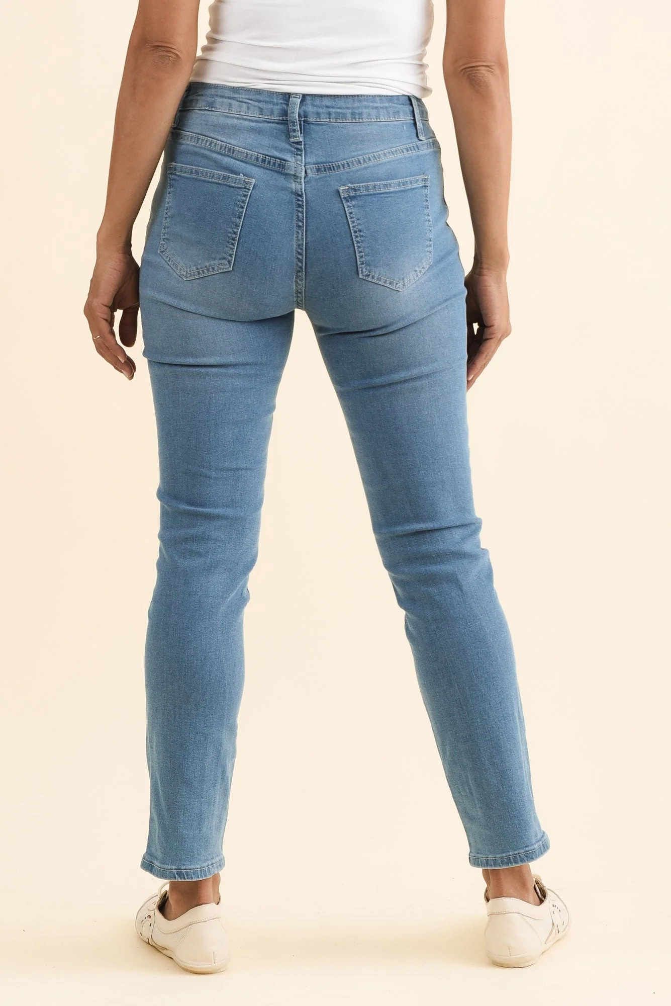 Kairi Blue Cotton Jeans - Image 4