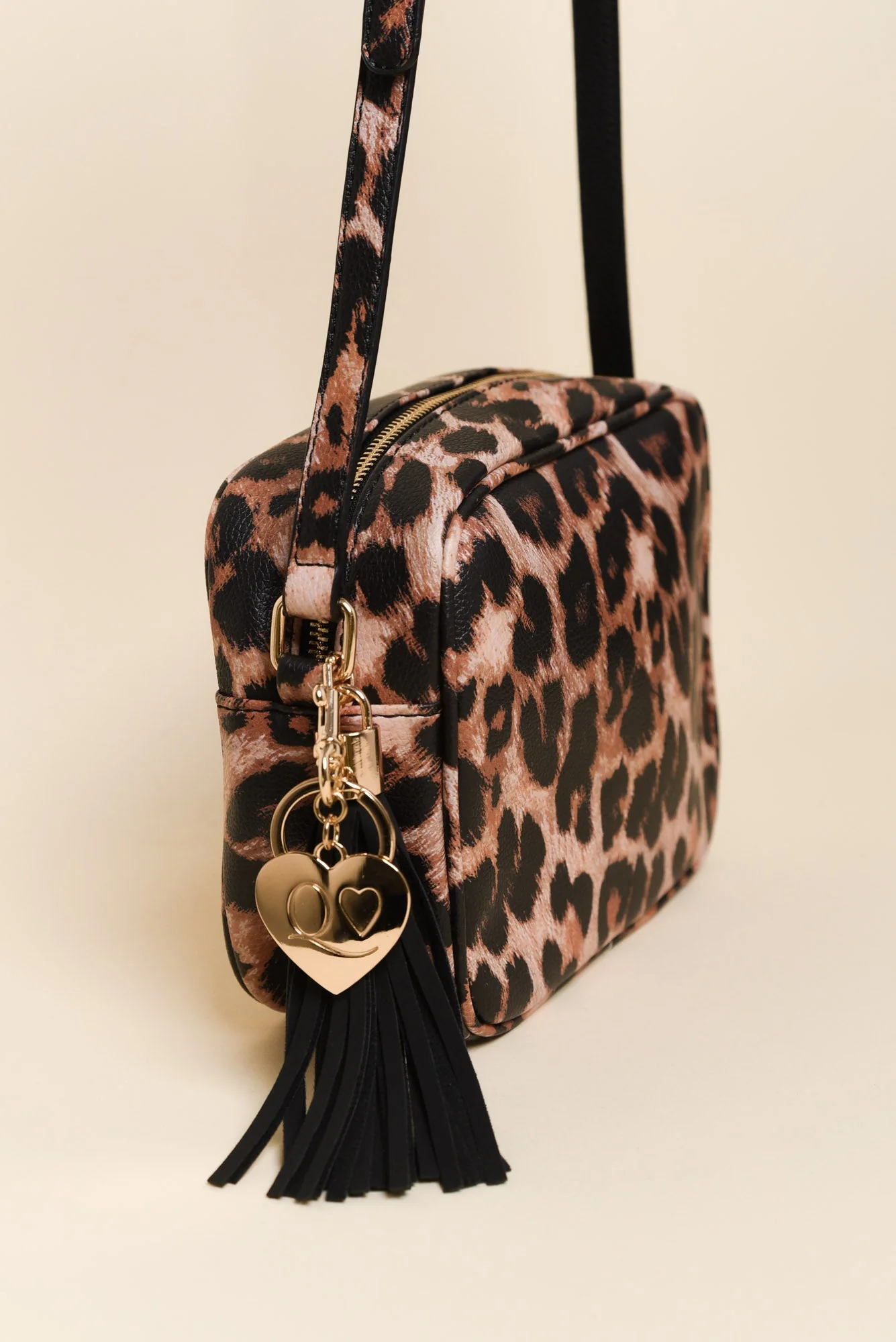 Katie Brown Leopard Crossbody Bag - Image 2