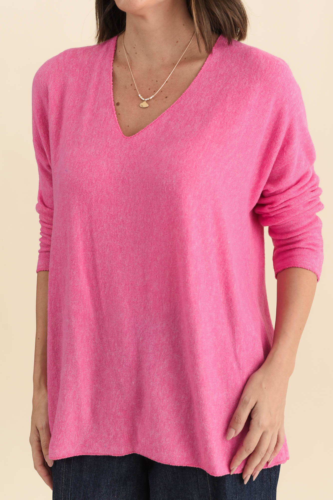 Lakin Pink Knit Jumper - Image 5