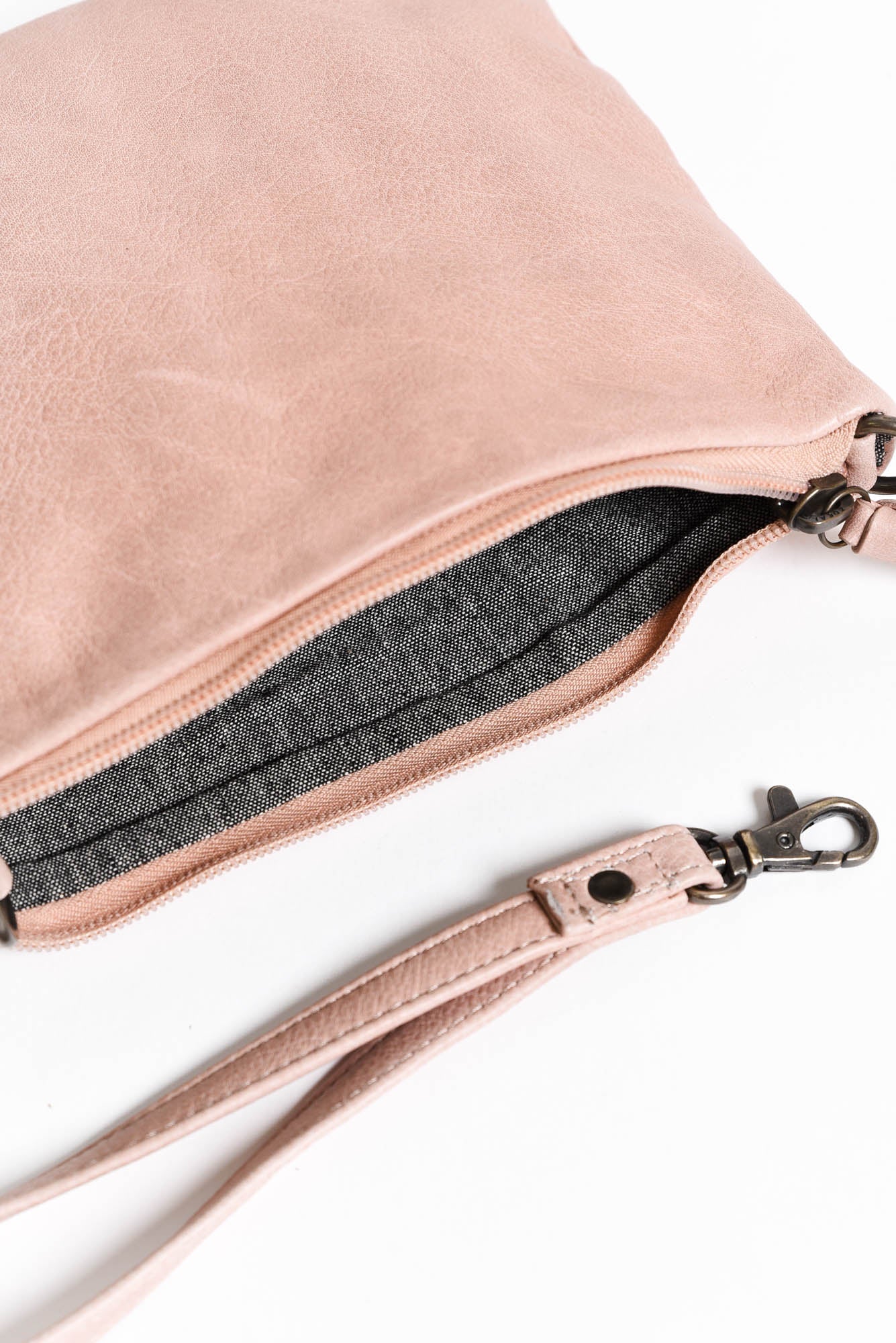 Leena Pink Leather Crossbody Bag - Image 2