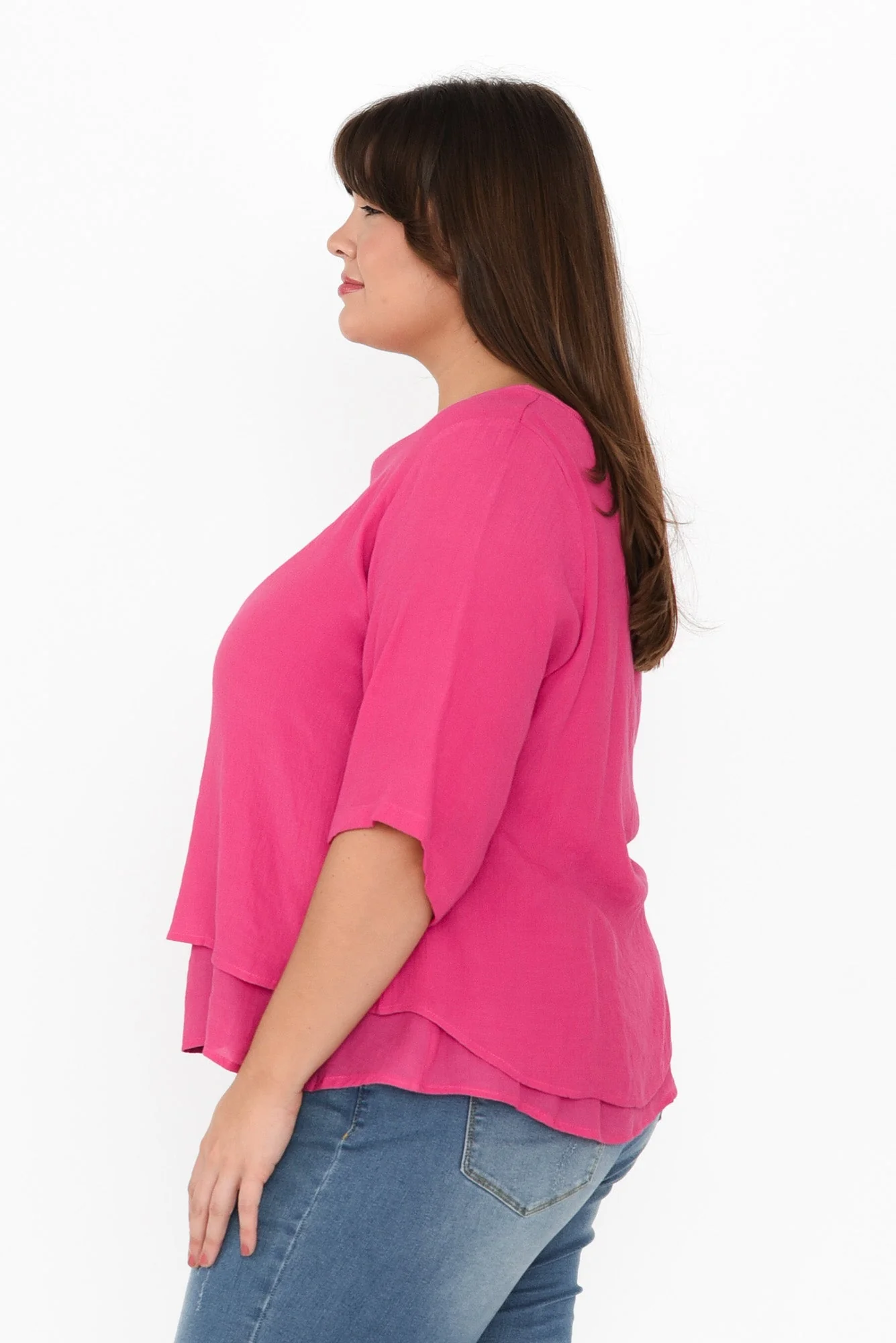 Liora Fuchsia Layered Top - Image 10