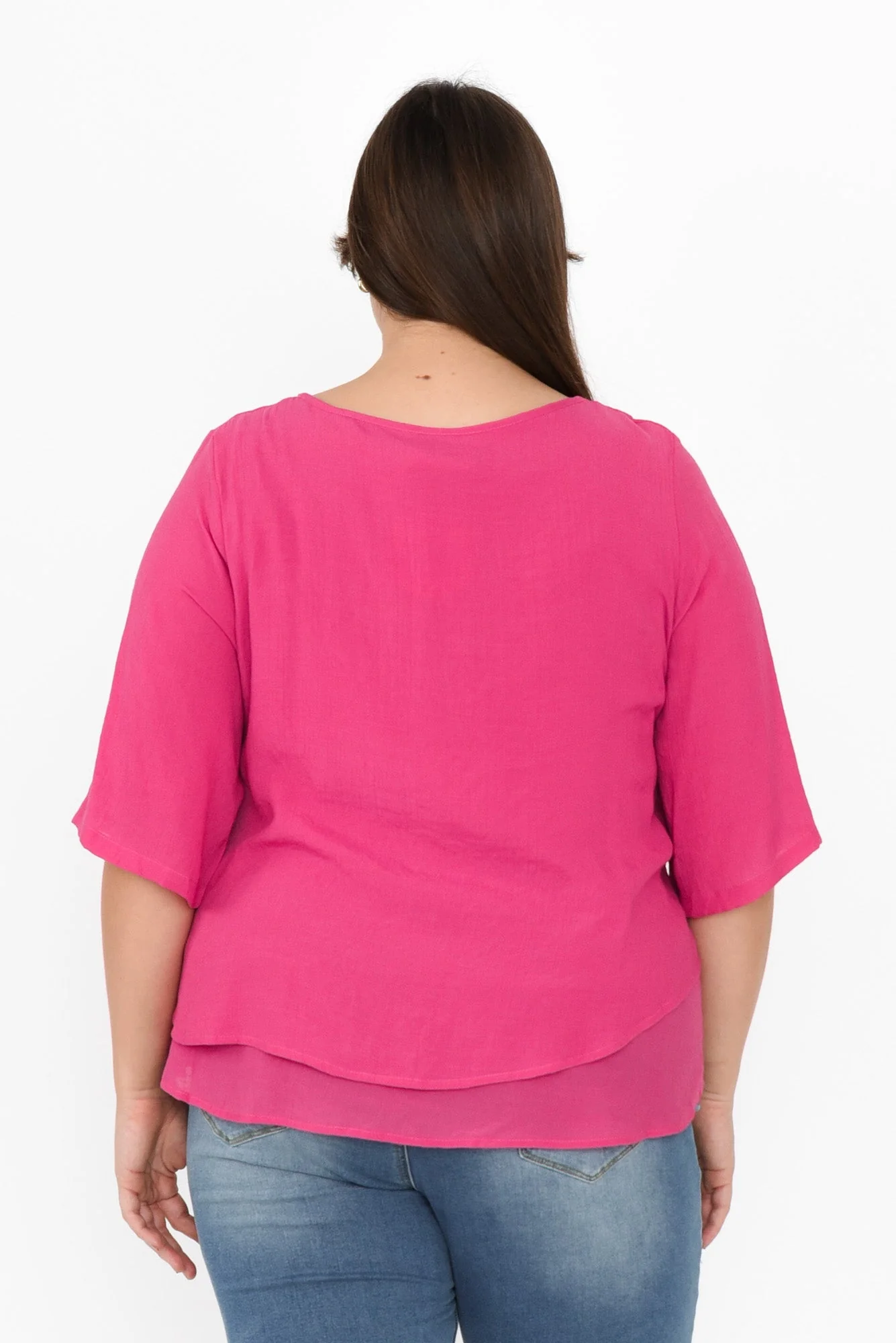 Liora Fuchsia Layered Top - Image 11