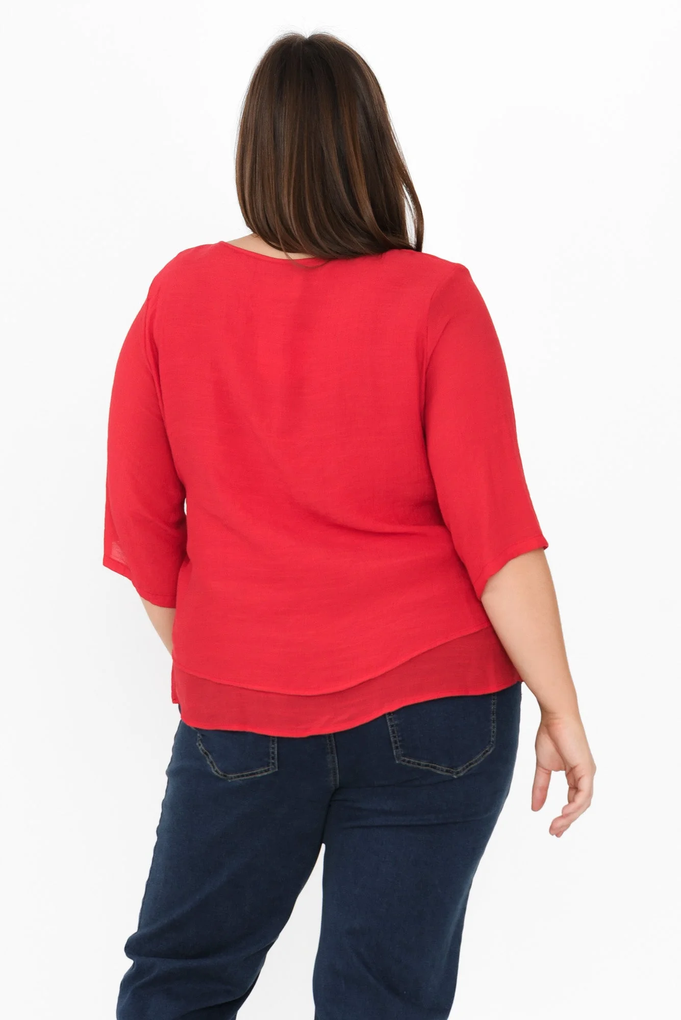 Liora Red Layered Top - Image 10