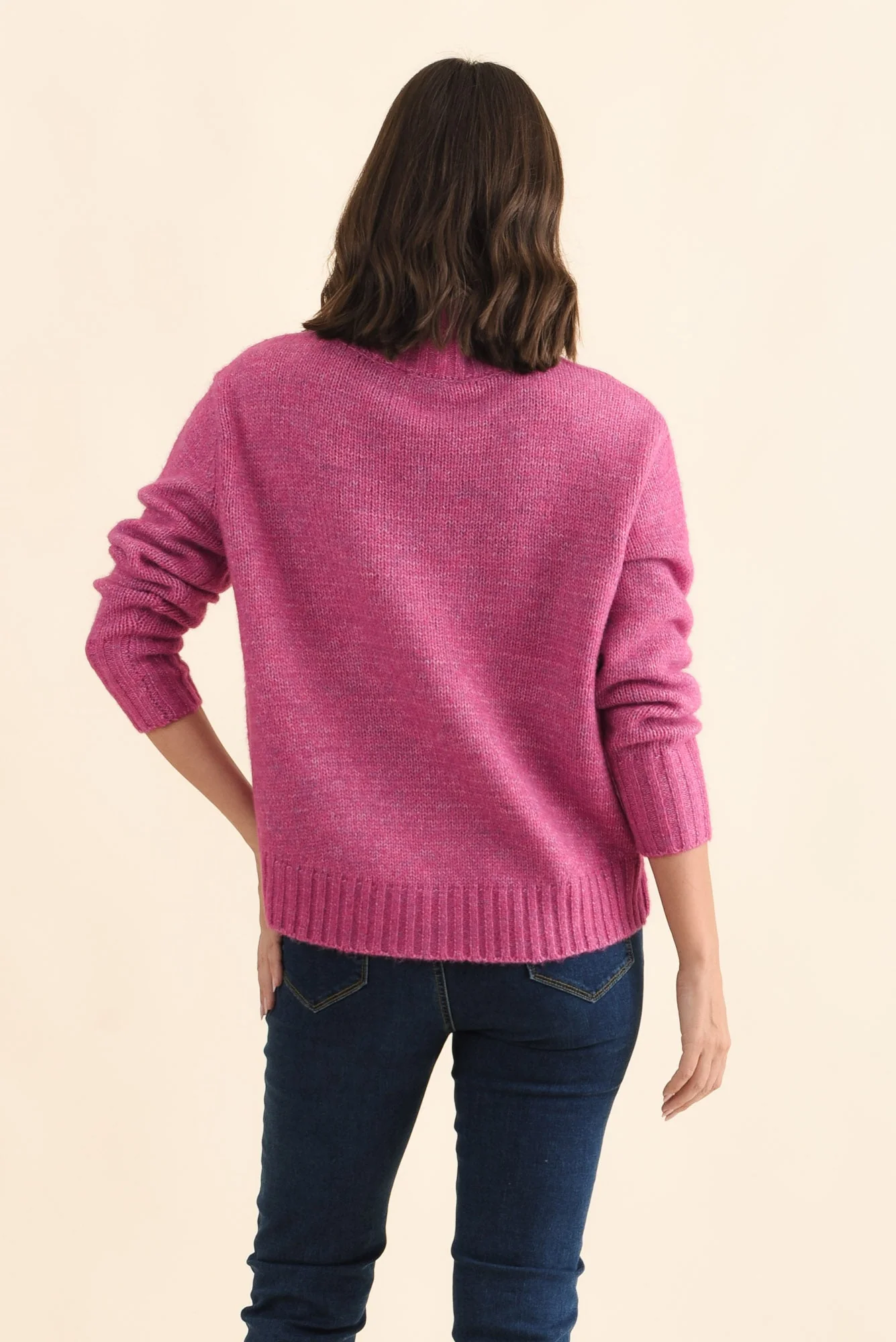 Lola Pink Knit Jumper - Image 4