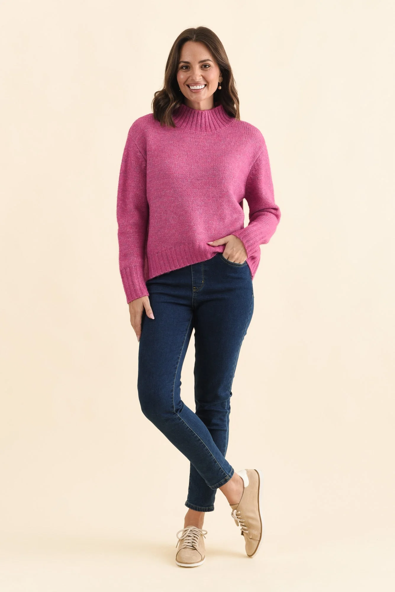 Lola Pink Knit Jumper - Image 6