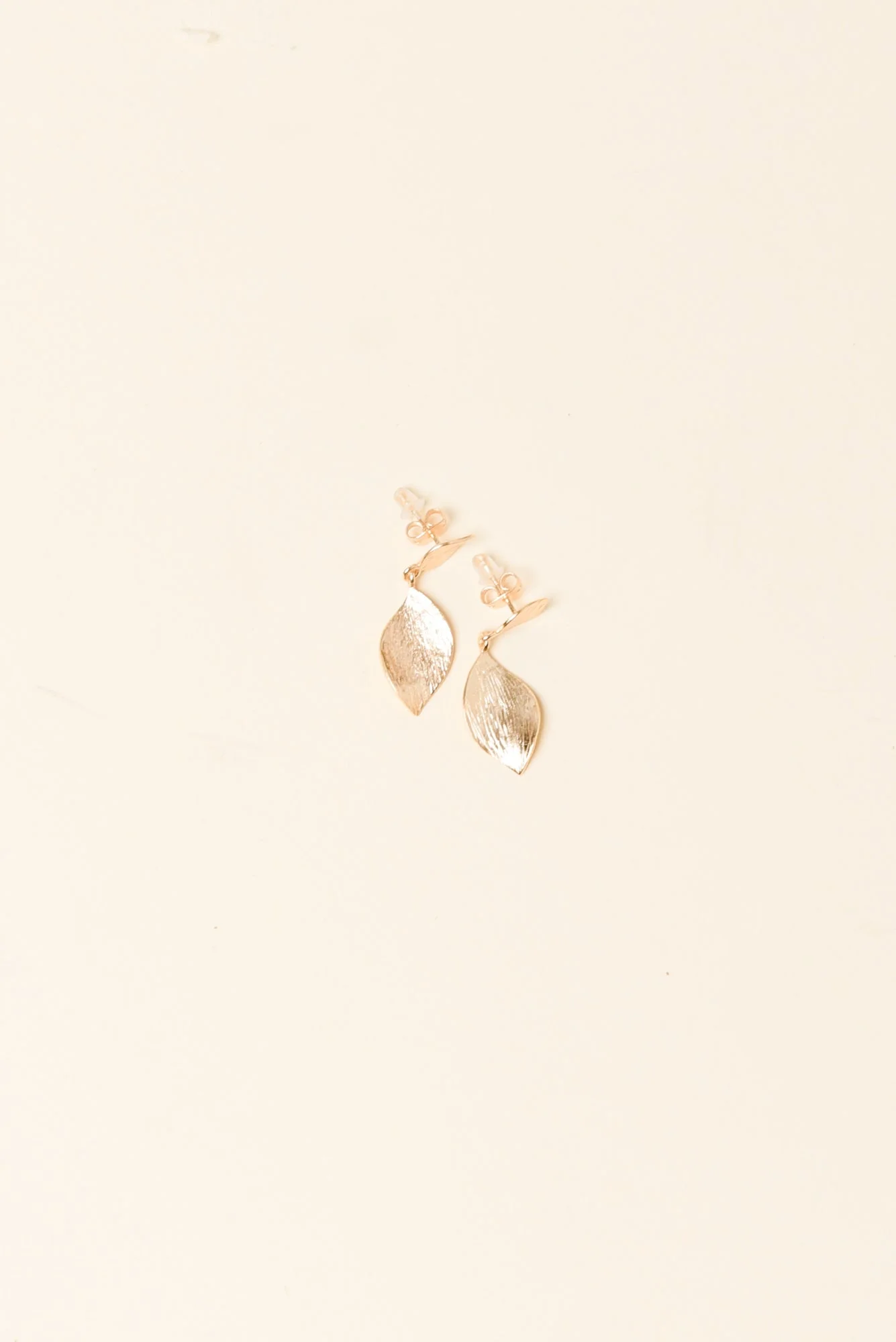 Lyndall Gold Leaf Drop Earrings
