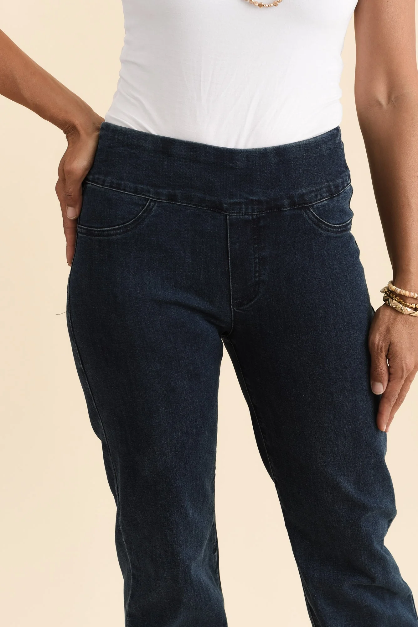 Mallory Dark Denim Stretch Jeans - Image 6
