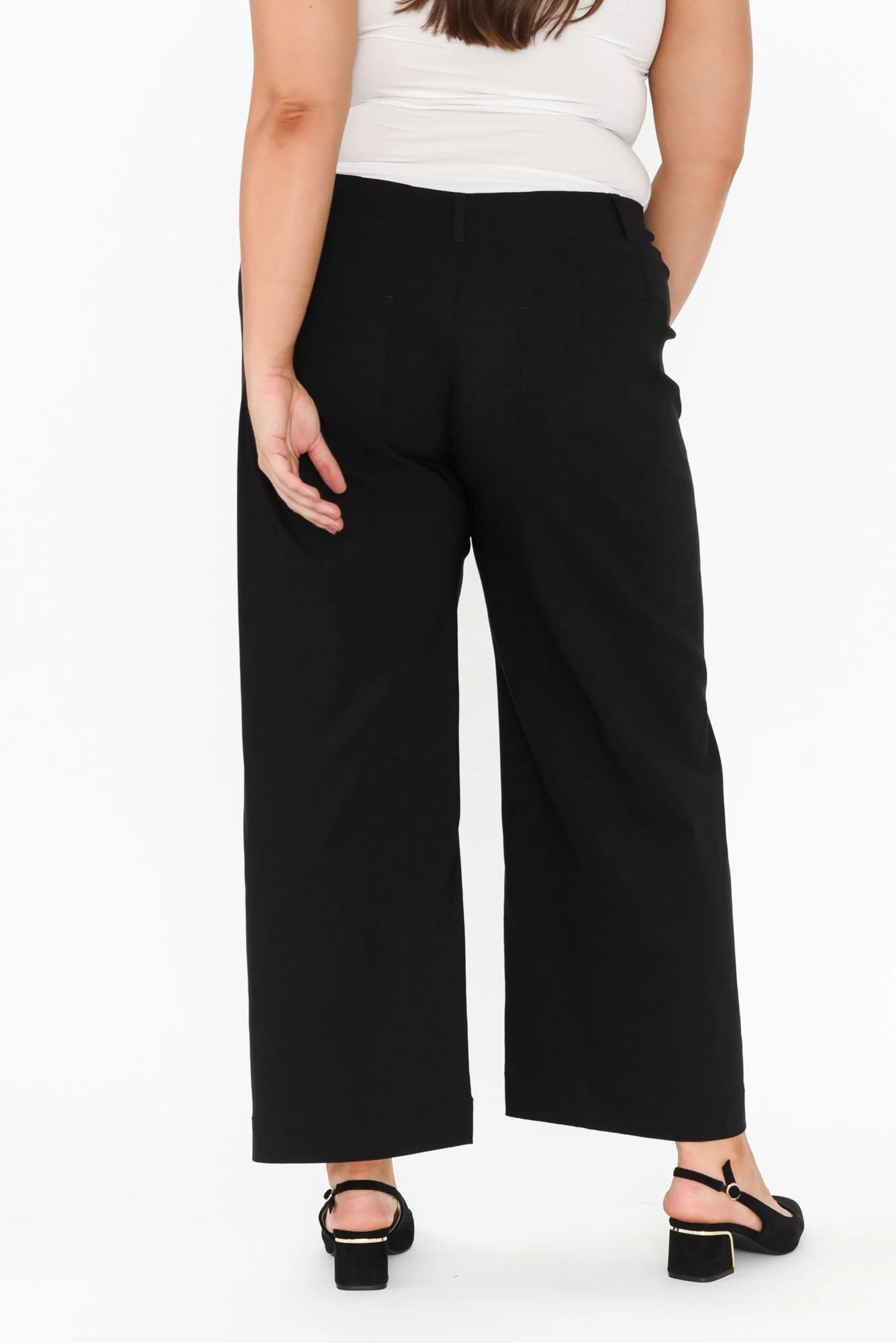 Marine Black Straight Leg Pants - Image 15