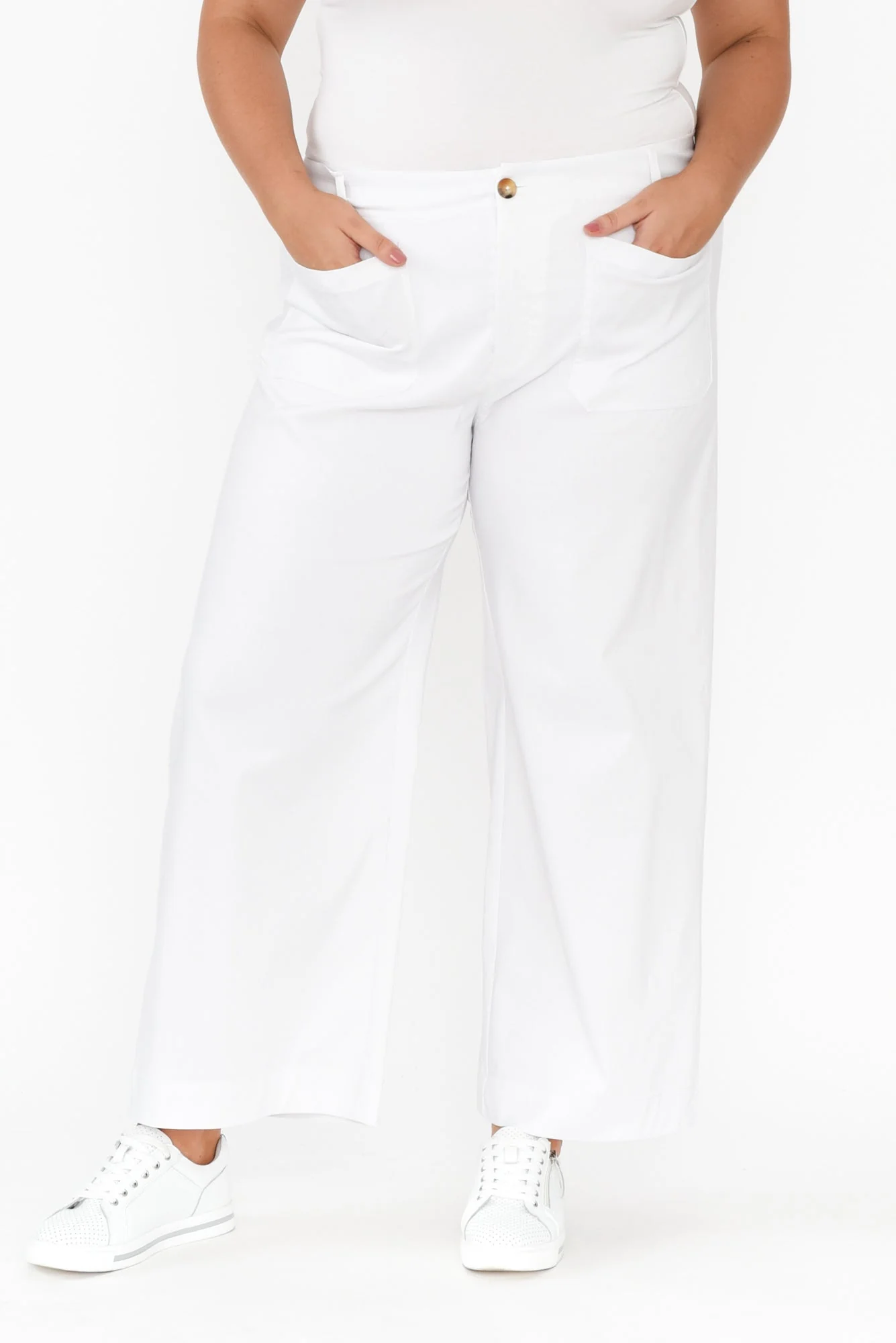Marine White Straight Leg Pants - Image 7