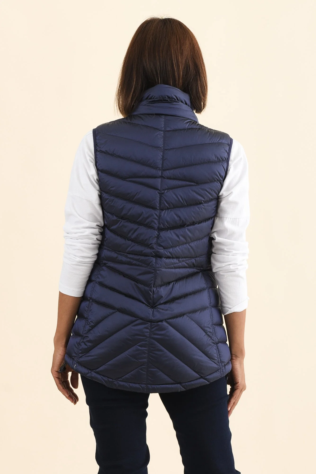 Maryclaire Navy Down Puffer Vest - Image 6