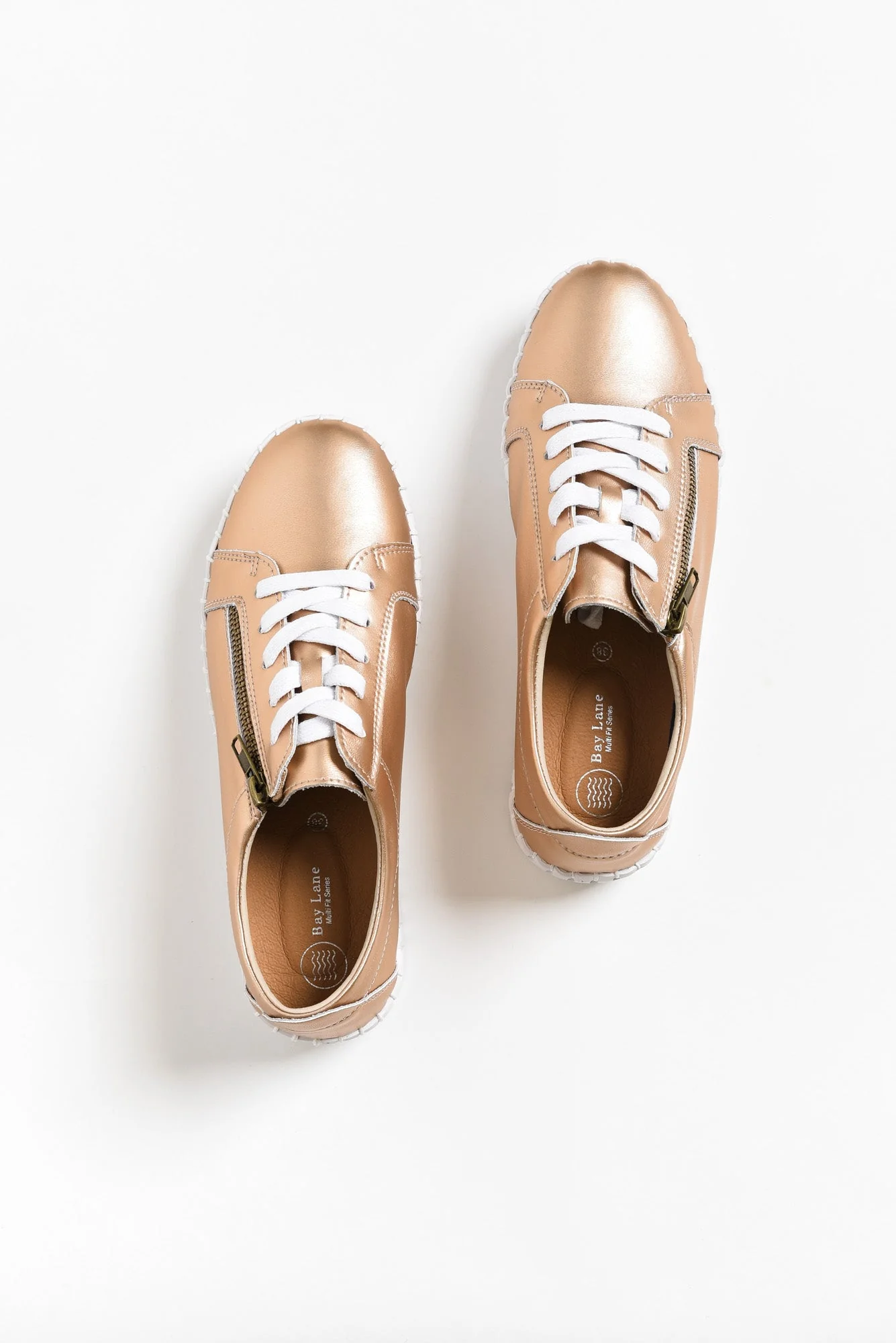 Medusa Rose Gold Platform Sneaker - Image 5