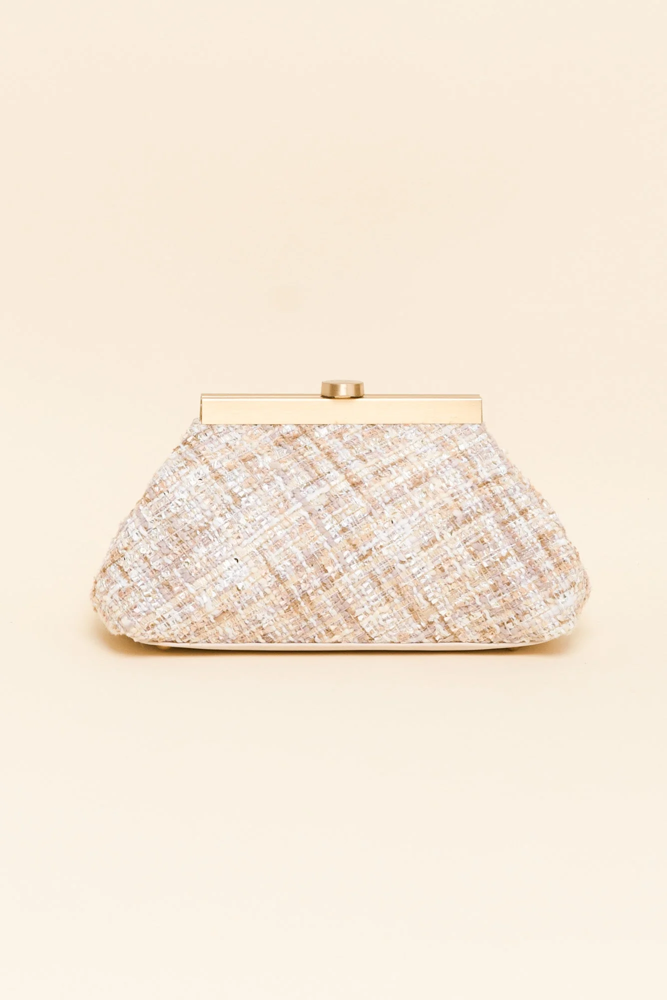 Mia Blush Boucle Clutch - Image 2