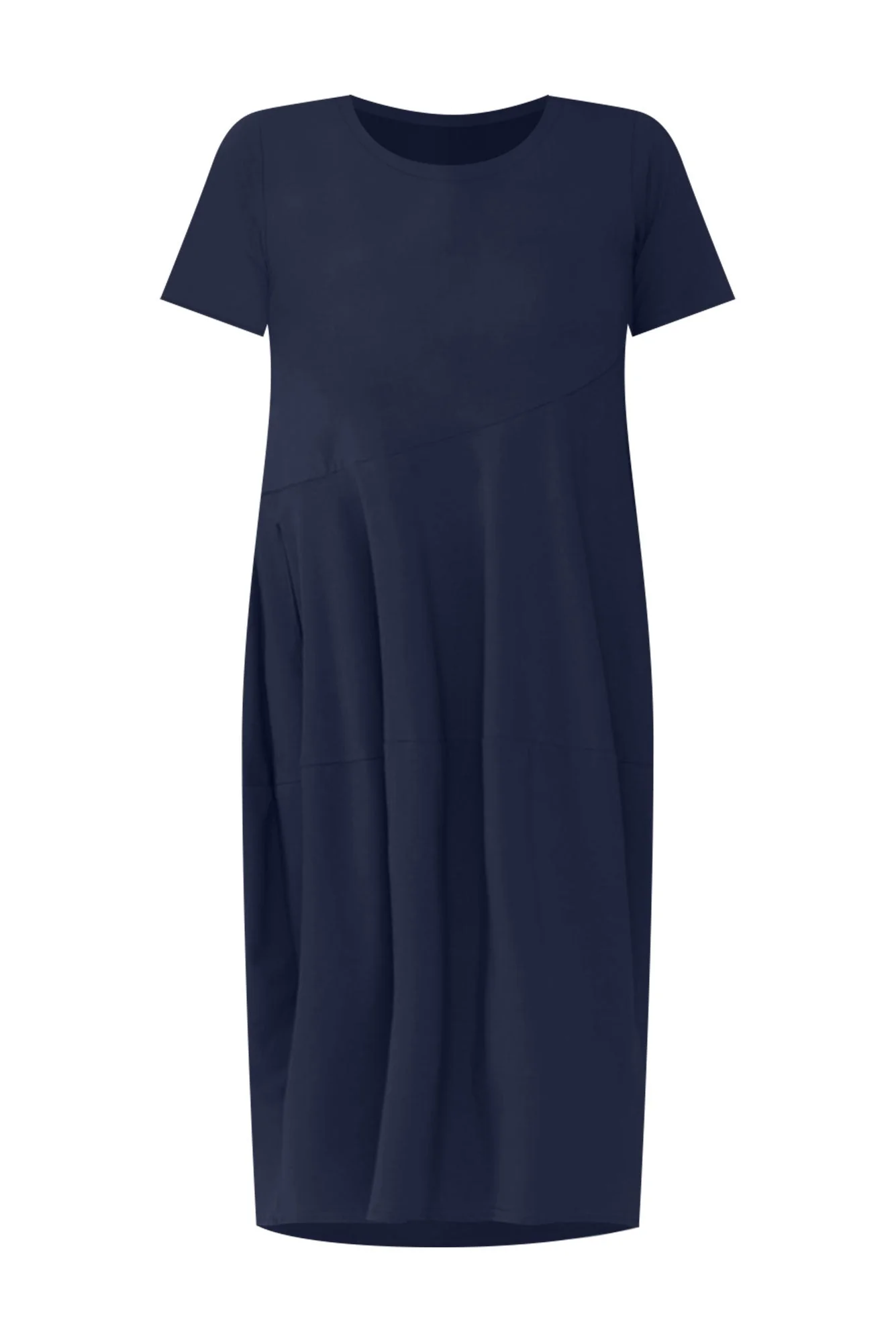 Morgan Indigo Diagonal Seam Dress - Image 7