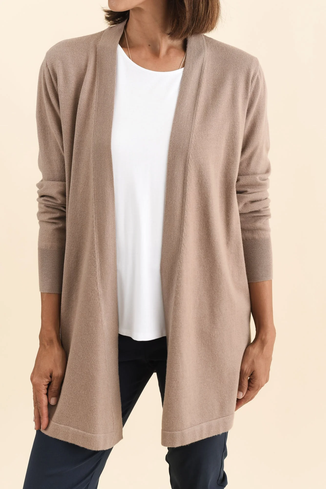 Morocco Mocha Knit Cardigan - Image 6