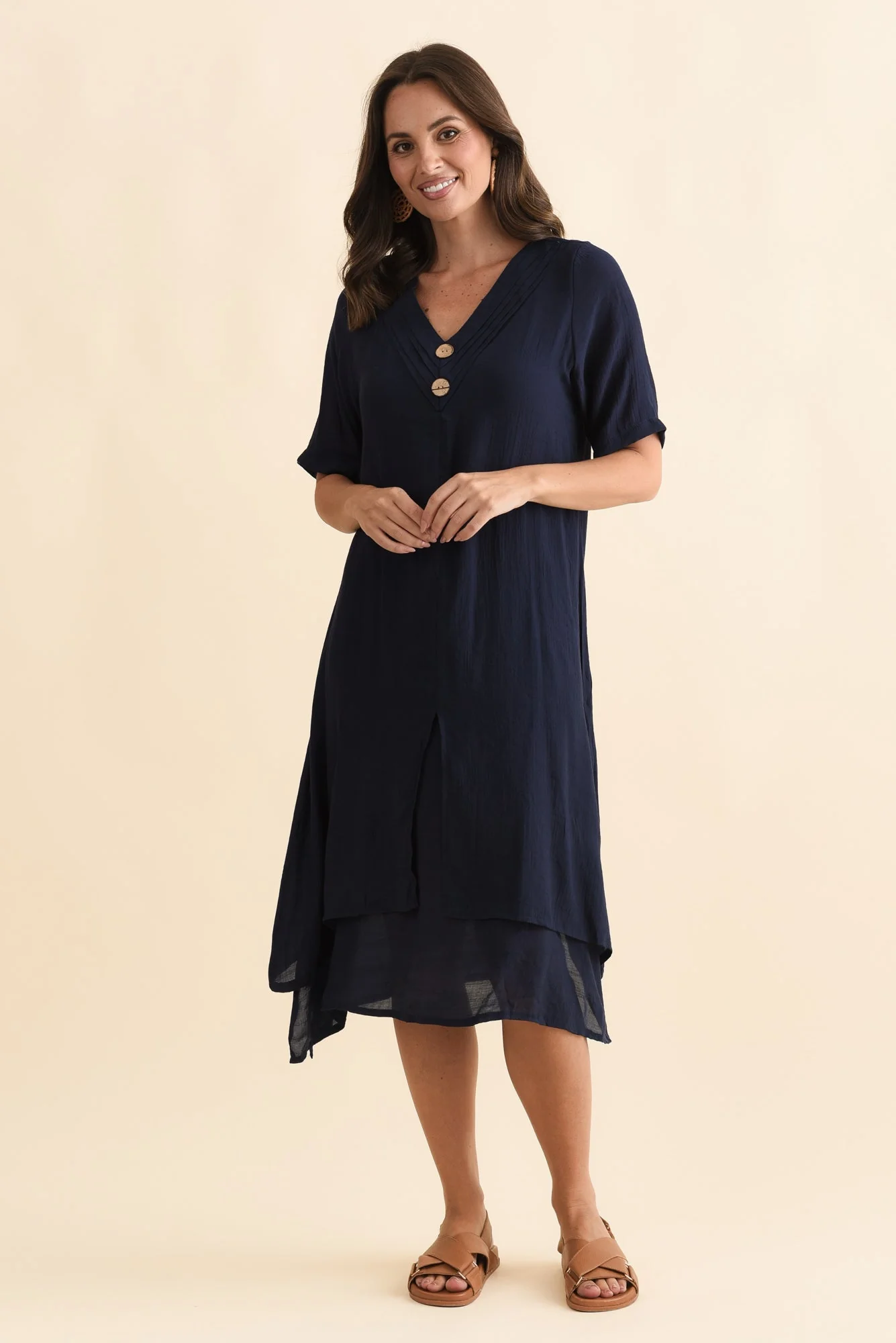 Nala Navy Layers Dress - Image 7